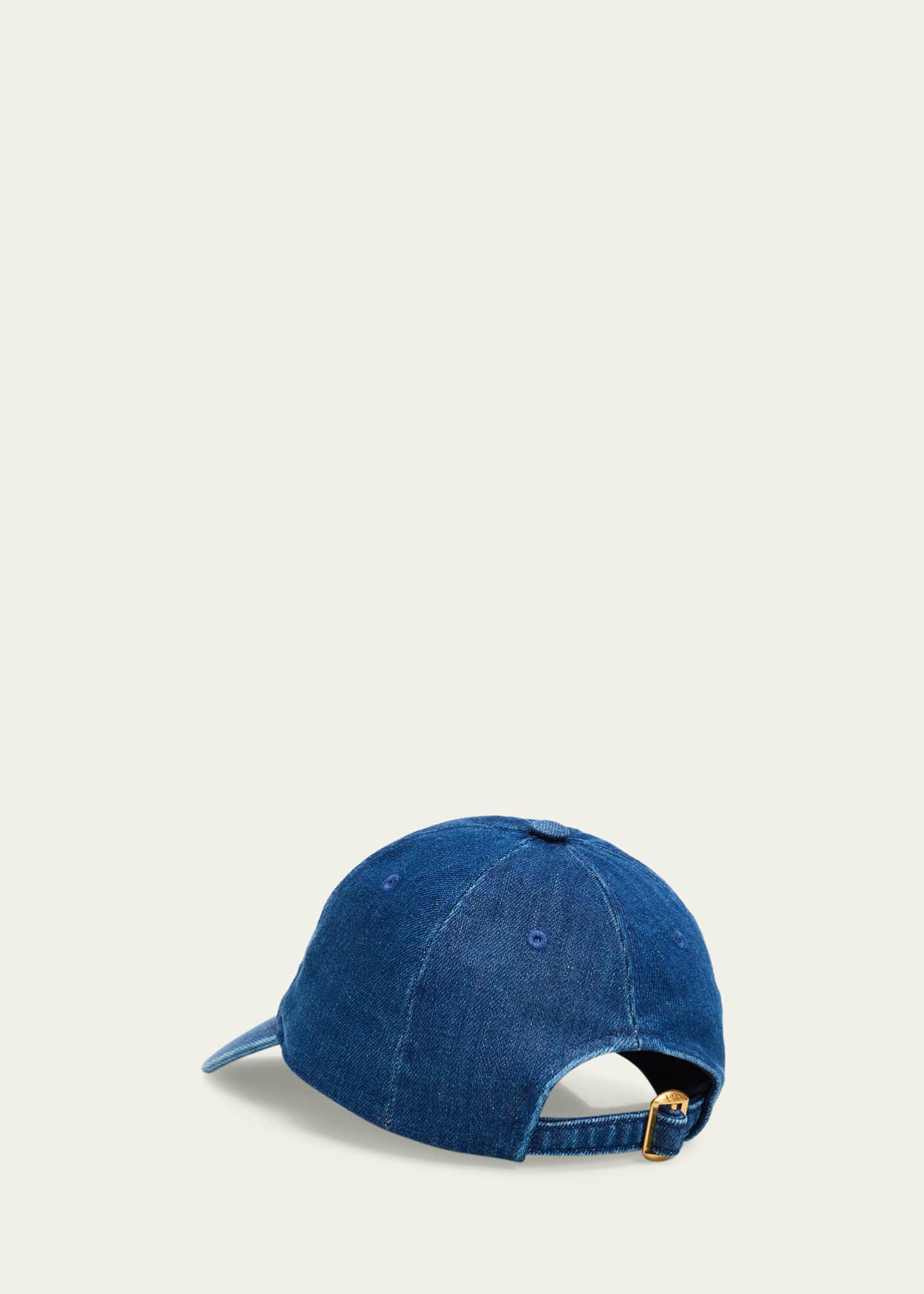 Chloe Banana Patch Denim Cap - Bergdorf Goodman
