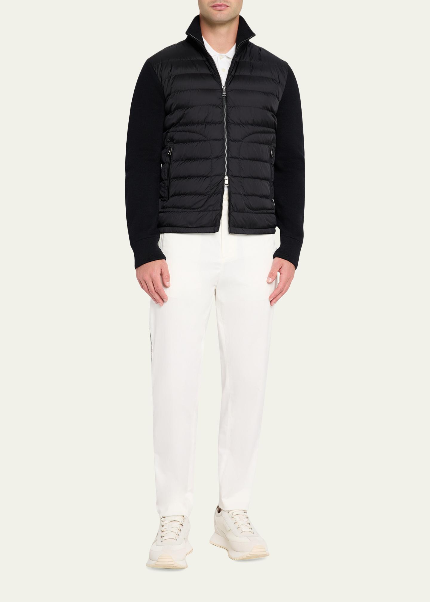 Moncler Men's Mock Turtleneck Jacket - Bergdorf Goodman