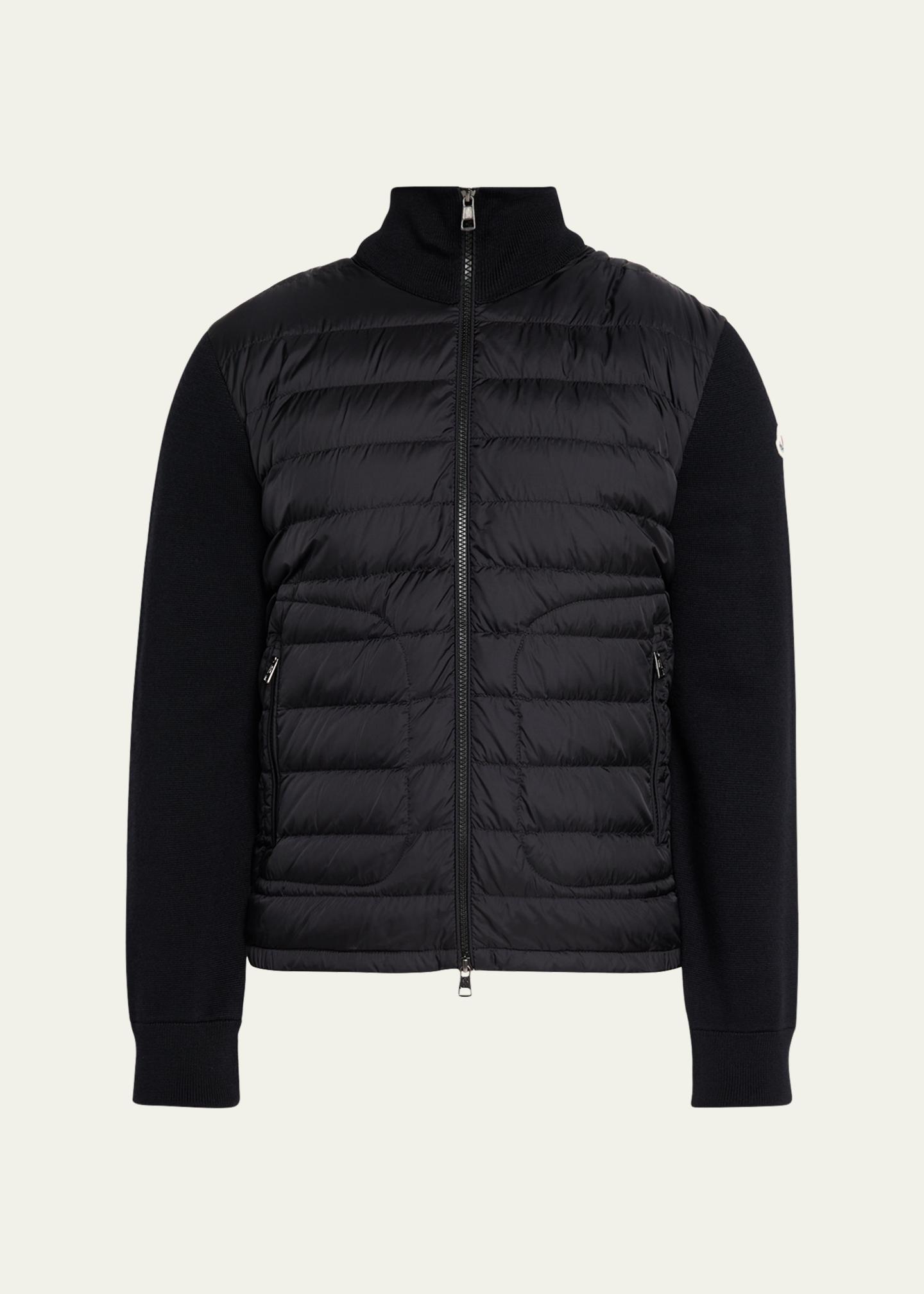 Moncler Men's Mock Turtleneck Jacket - Bergdorf Goodman