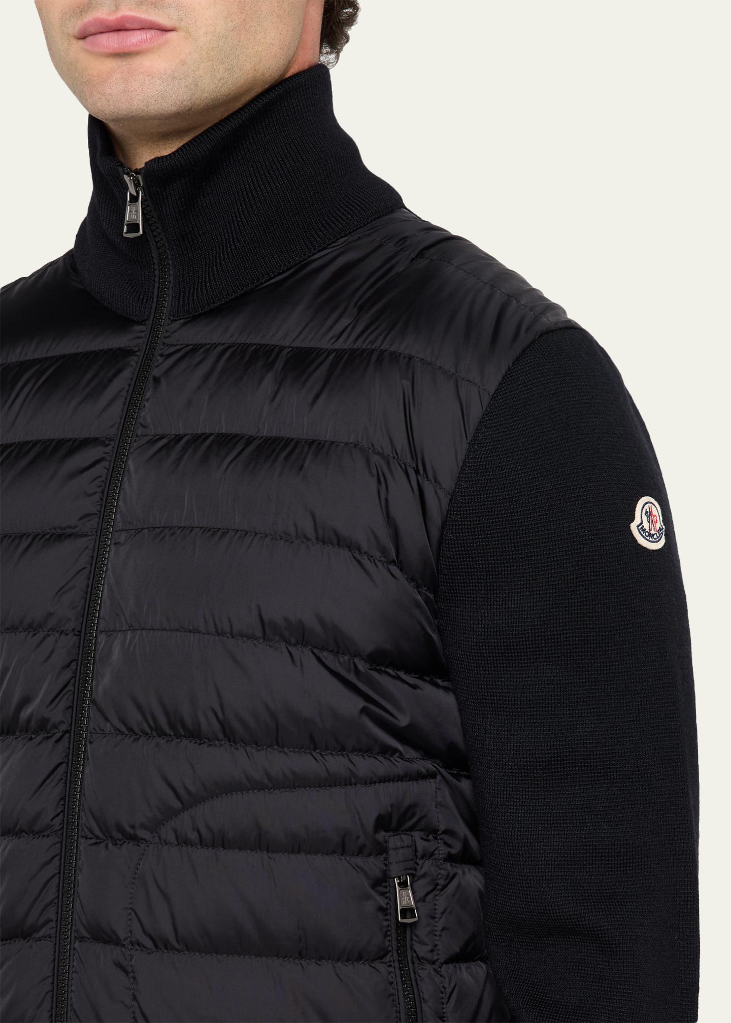 Moncler Men's Mock Turtleneck Jacket - Bergdorf Goodman