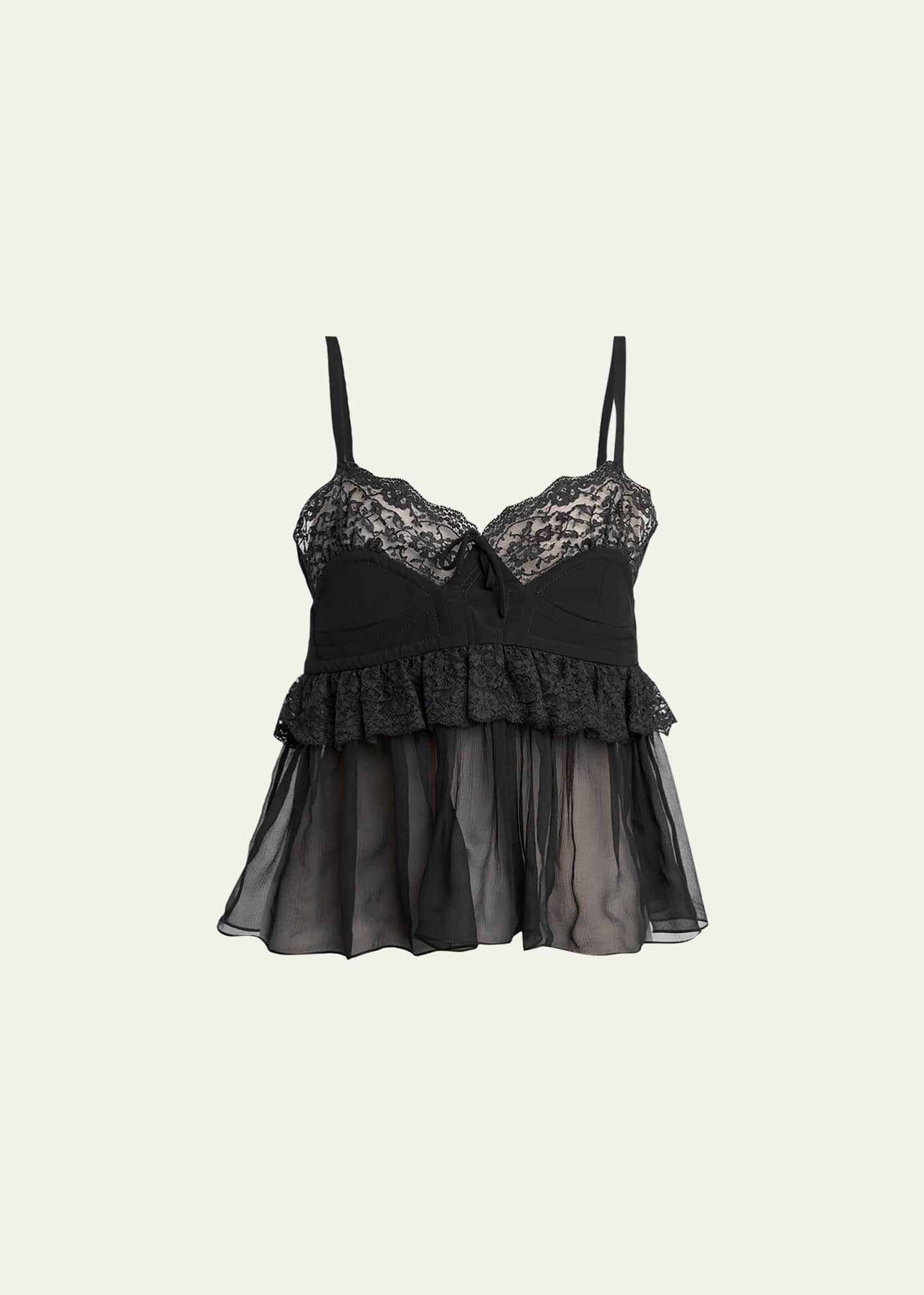 Chloe Organic Silk Crepe De Chine Top - Bergdorf Goodman