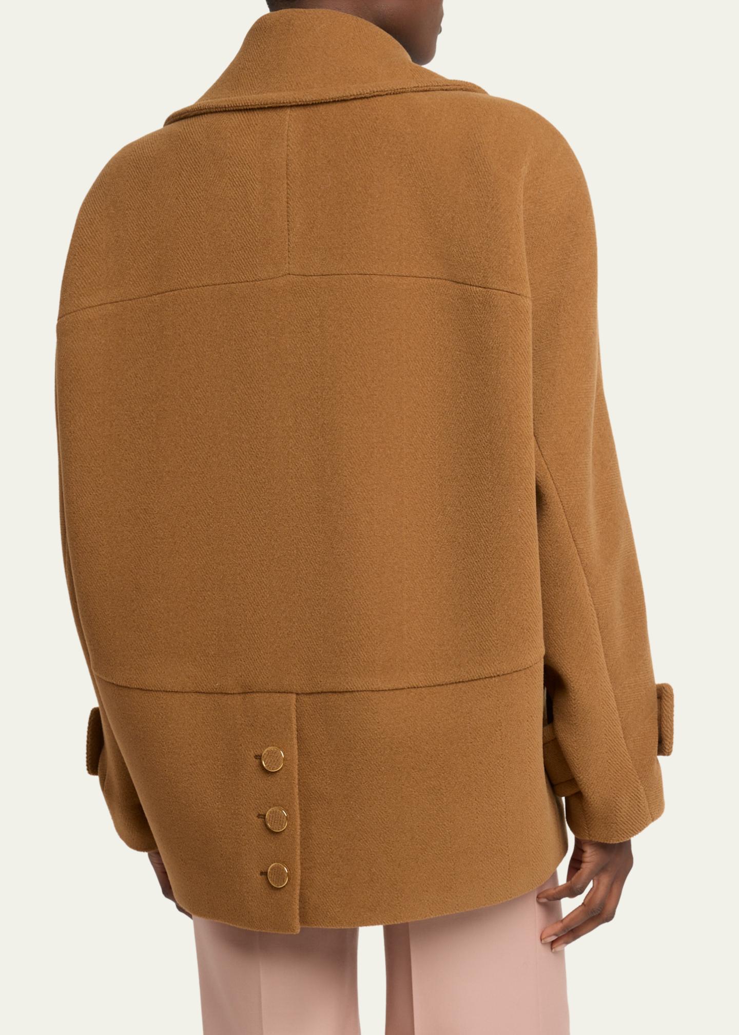 Chloe Lower Impact Wool Herringbone Jacket - Bergdorf Goodman