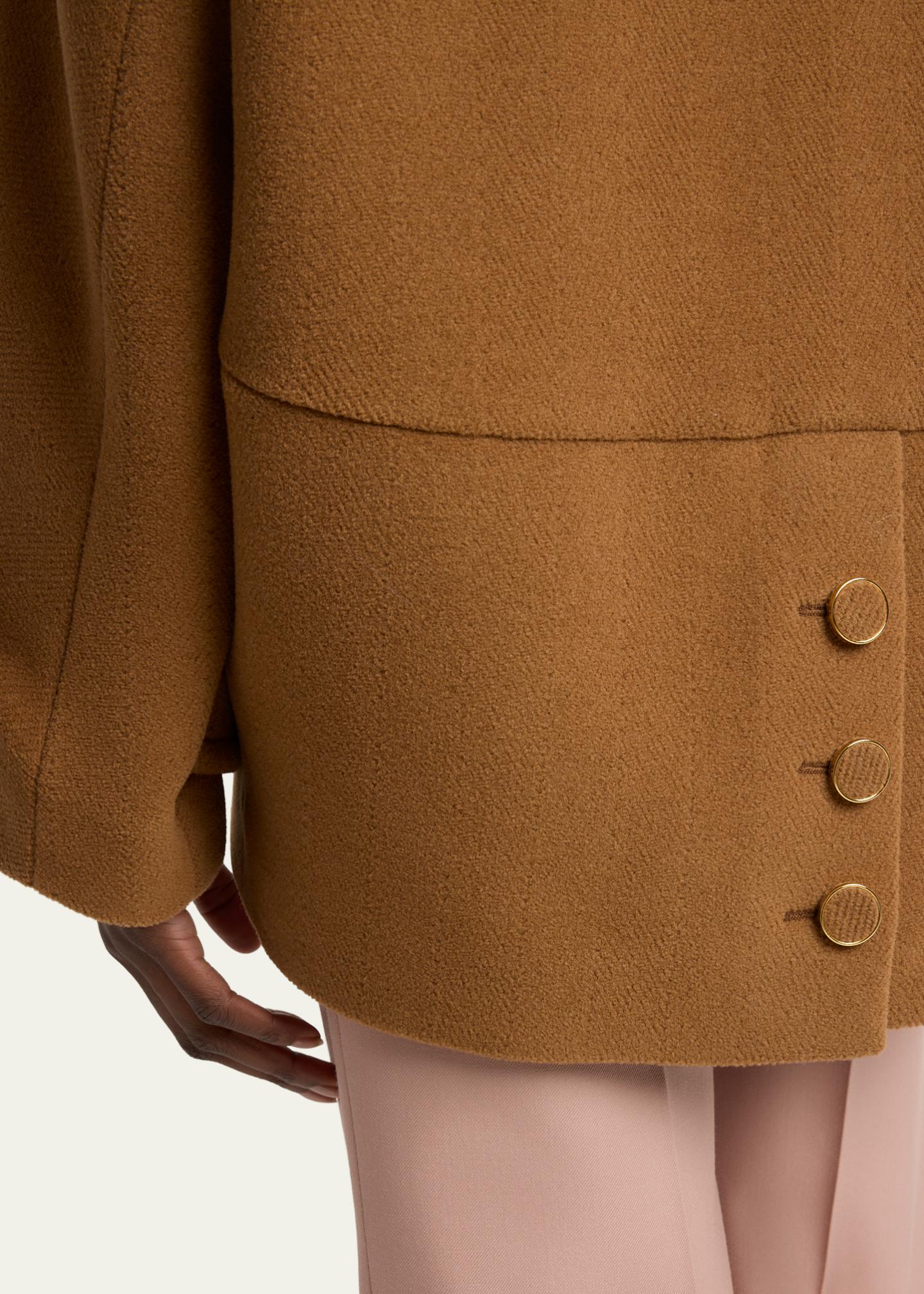 Chloe Lower Impact Wool Herringbone Jacket - Bergdorf Goodman