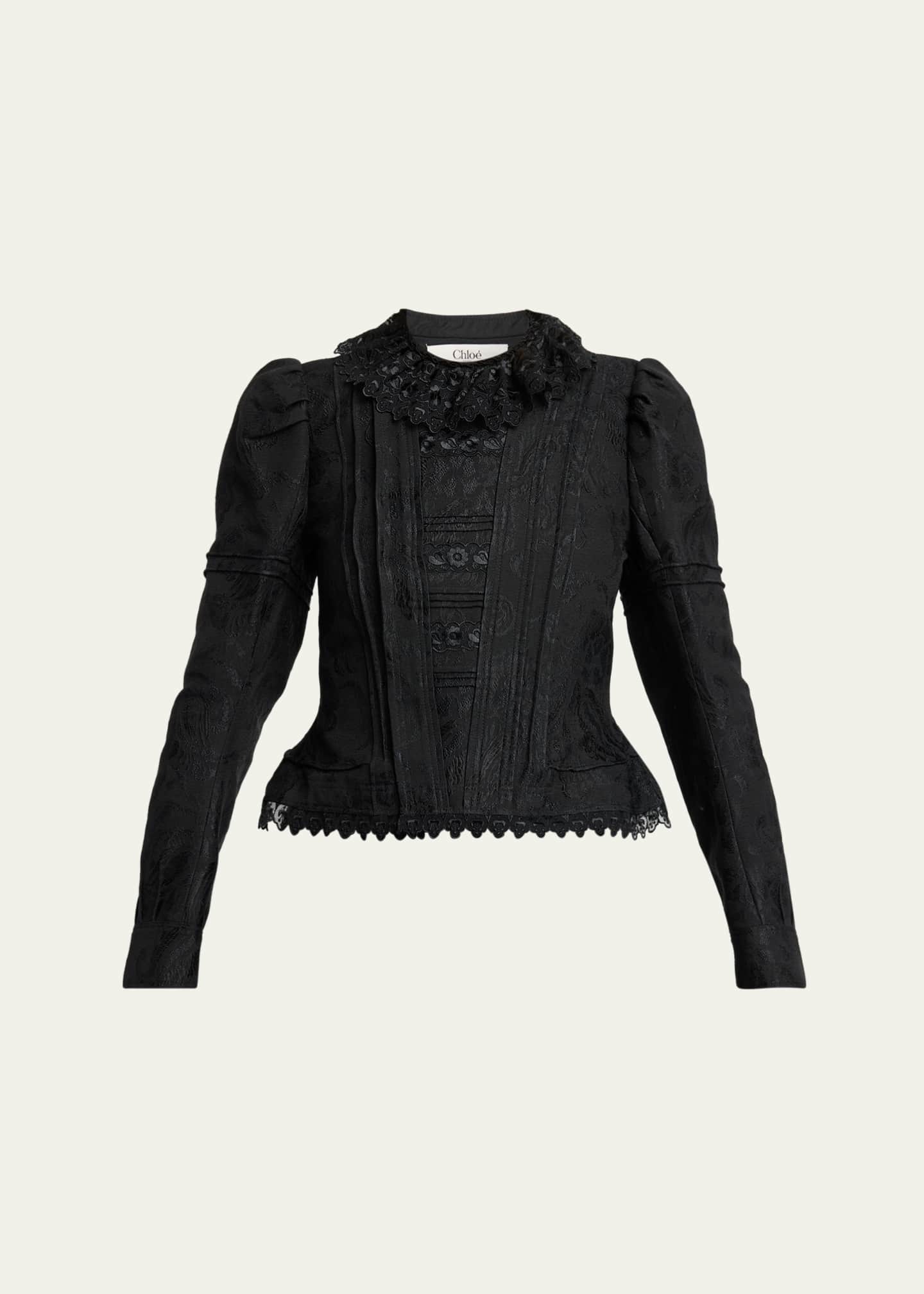 Chloe Soft Floral Jacquard Jacket - Bergdorf Goodman