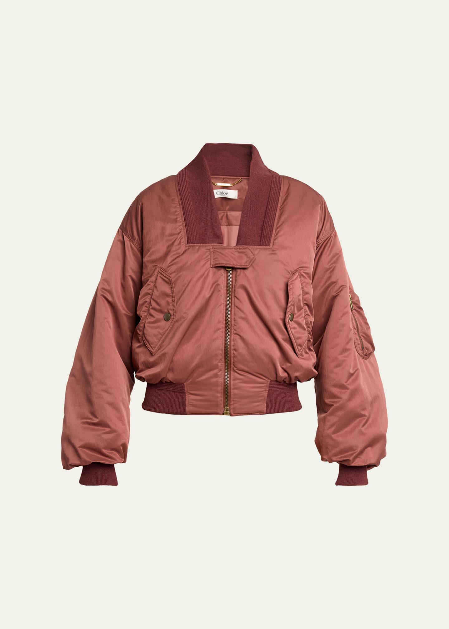 Chloe Short Bomber Jacket - Bergdorf Goodman