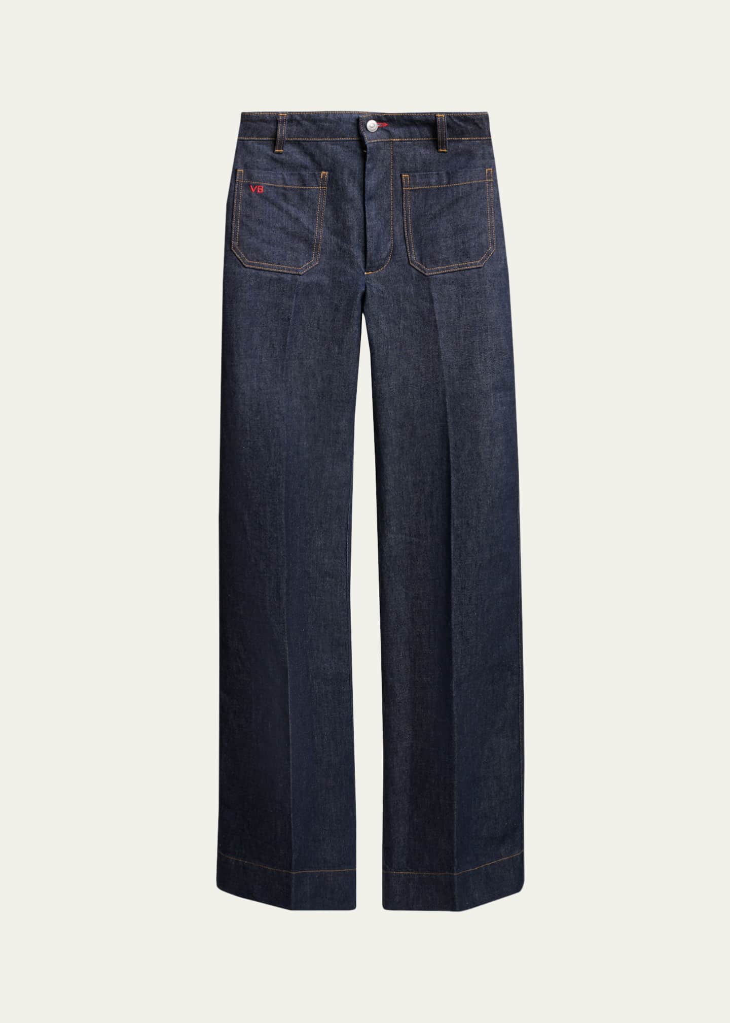 Victoria Beckham Alina Wide-Leg Jeans - Bergdorf Goodman