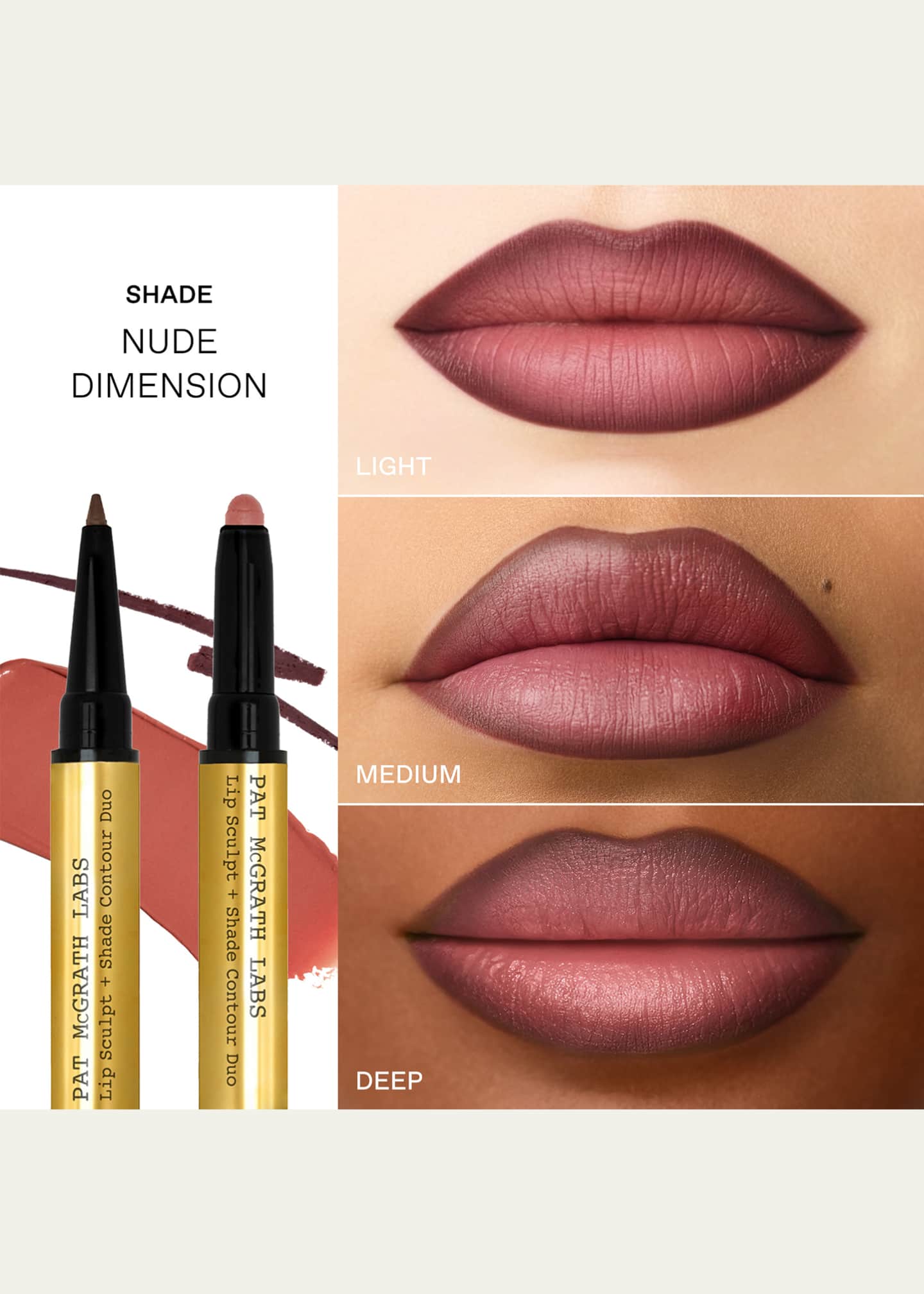 Pat McGrath Labs Lip Sculpt + Shade Duo - Nude Dimension