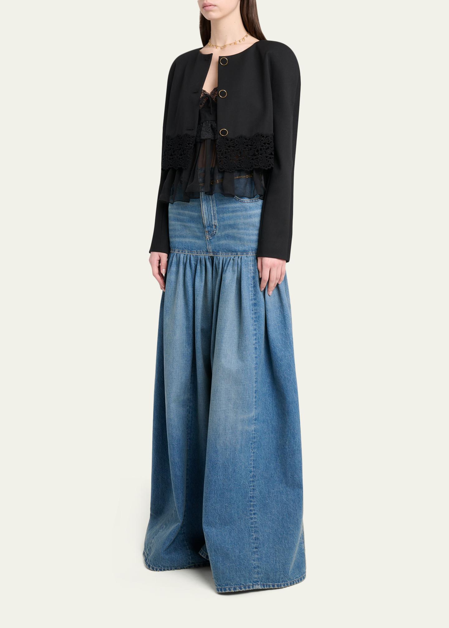 Chloe Lower Impact Wool Grain De Poudre Jacket - Bergdorf Goodman