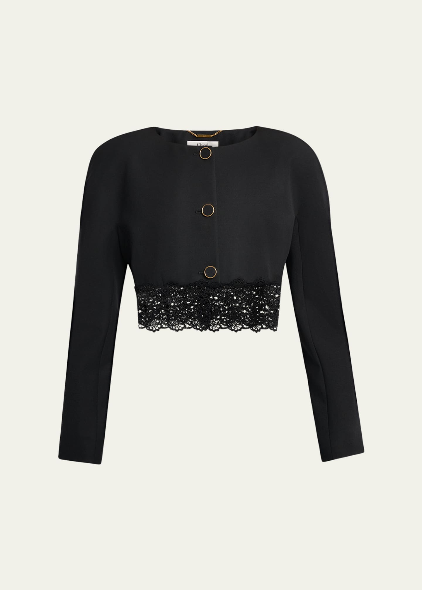 Chloe Lower Impact Wool Grain De Poudre Jacket - Bergdorf Goodman