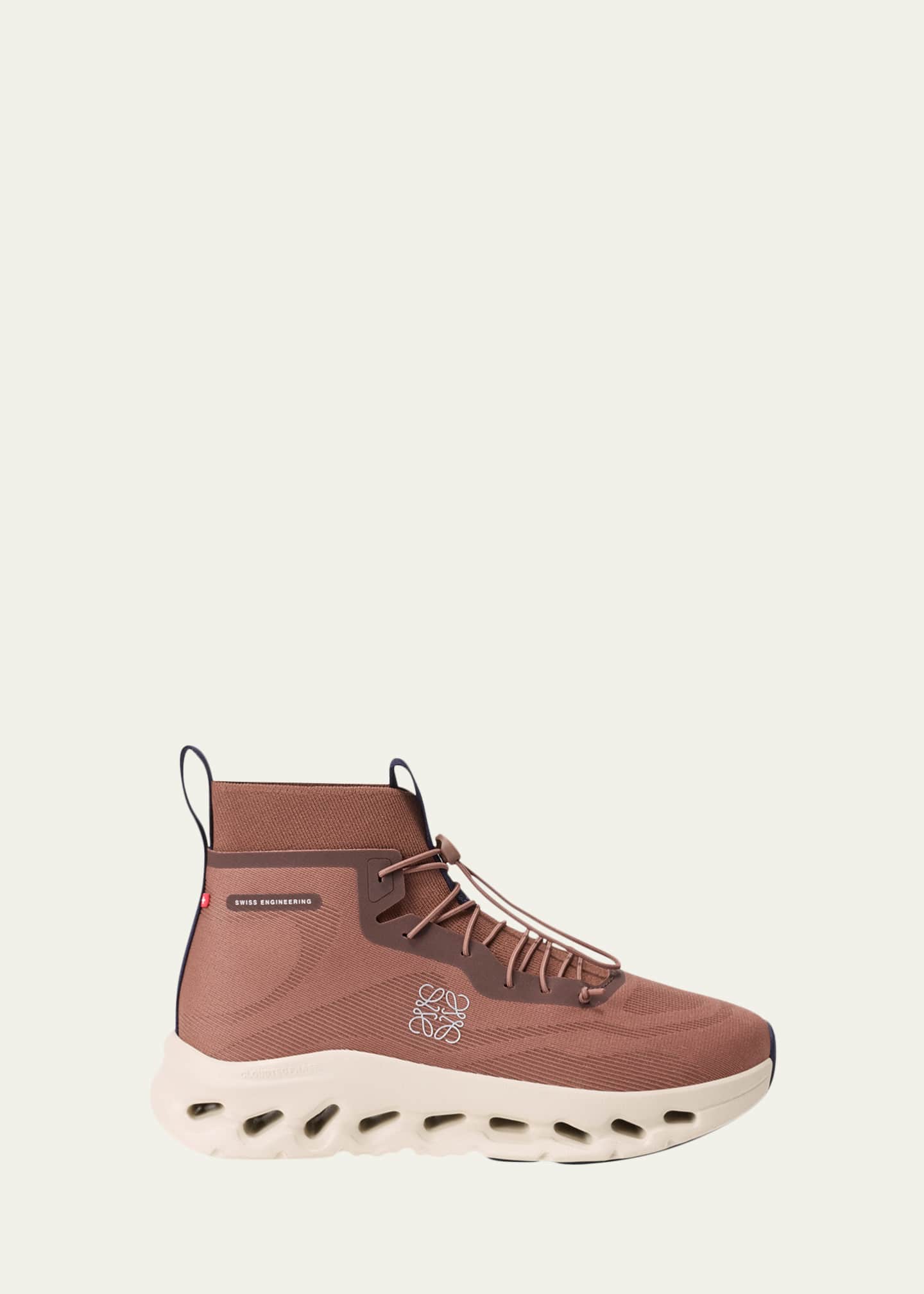 Loewe x On Men's Cloudtilt Hi Stretch-Knit Sneakers - Bergdorf Goodman