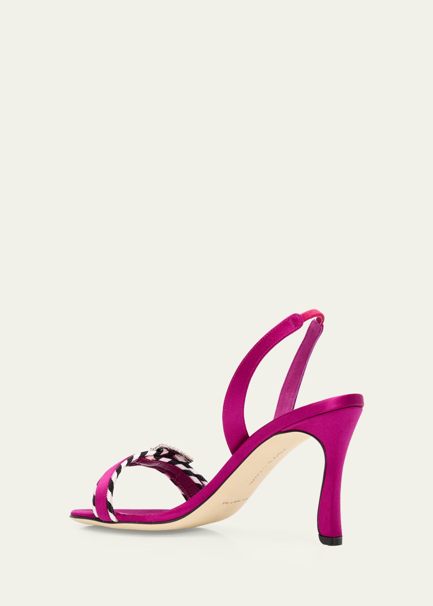 Manolo Blahnik 90mm Sumbasa Slingback Sandals - Bergdorf Goodman