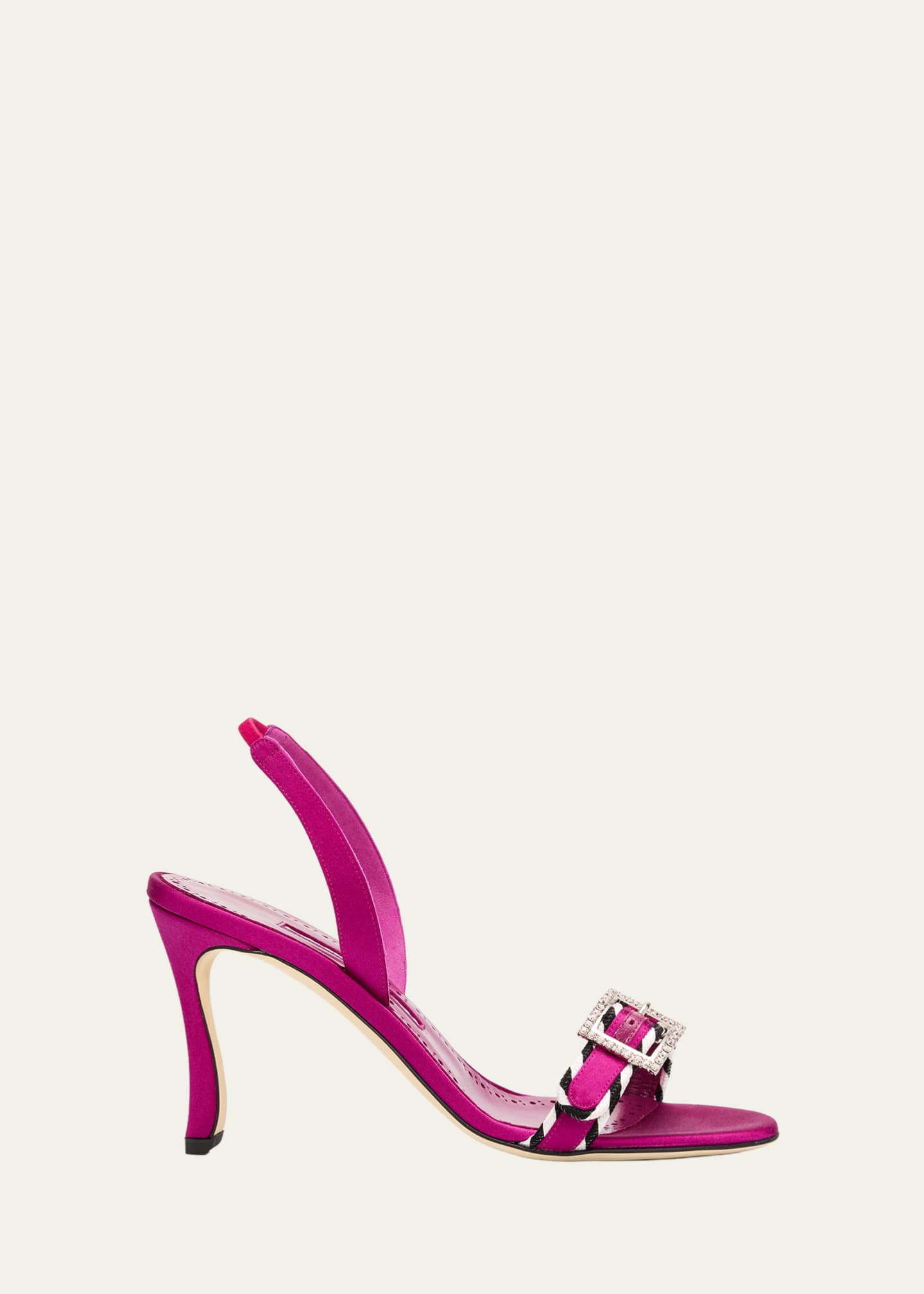 メモ★MANOLO BLAHNIK Manolo Blahnik 90mm Sumbasa Slingback Sandals - Bergdorf Goodman