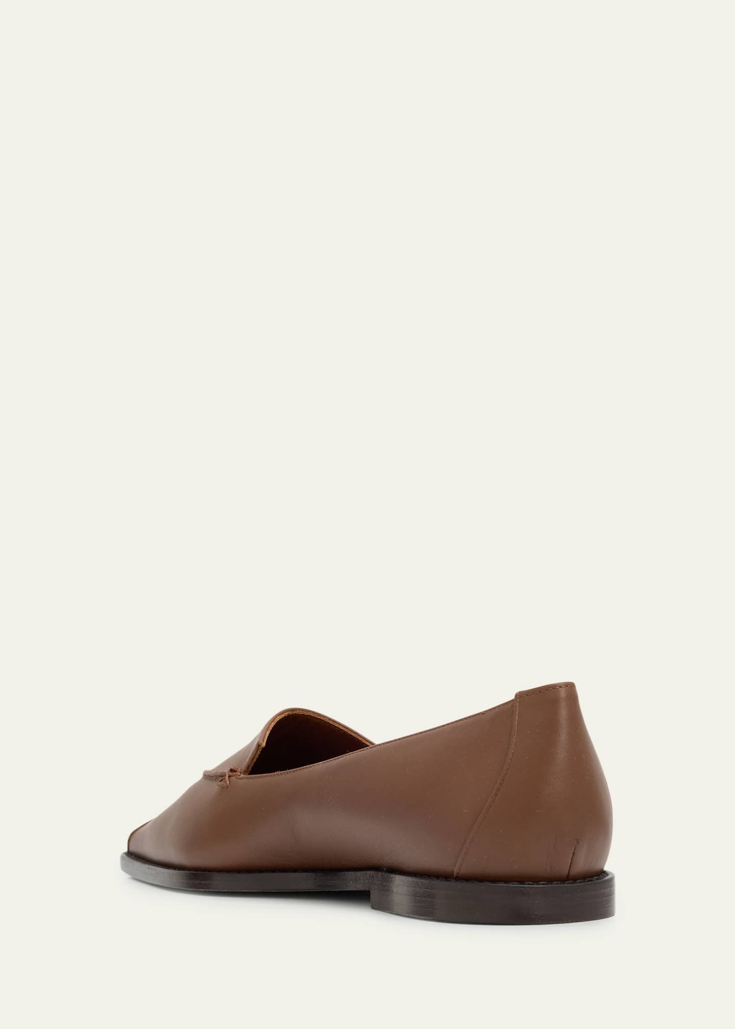 Manolo Blahnik Cleofelo Leather Flats - Bergdorf Goodman