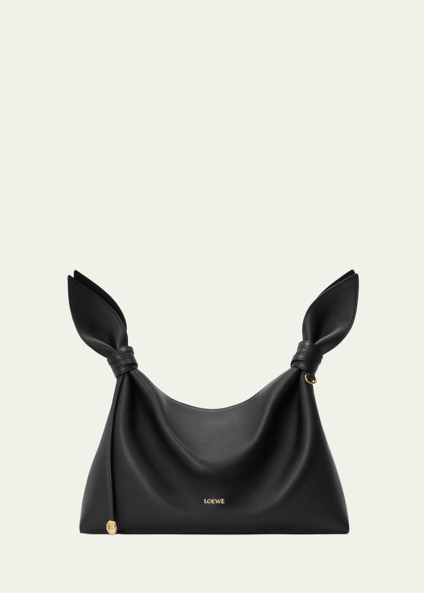 LOEWE Scarf Medium Knotted Leather Shoulder Bag - Bergdorf Goodman