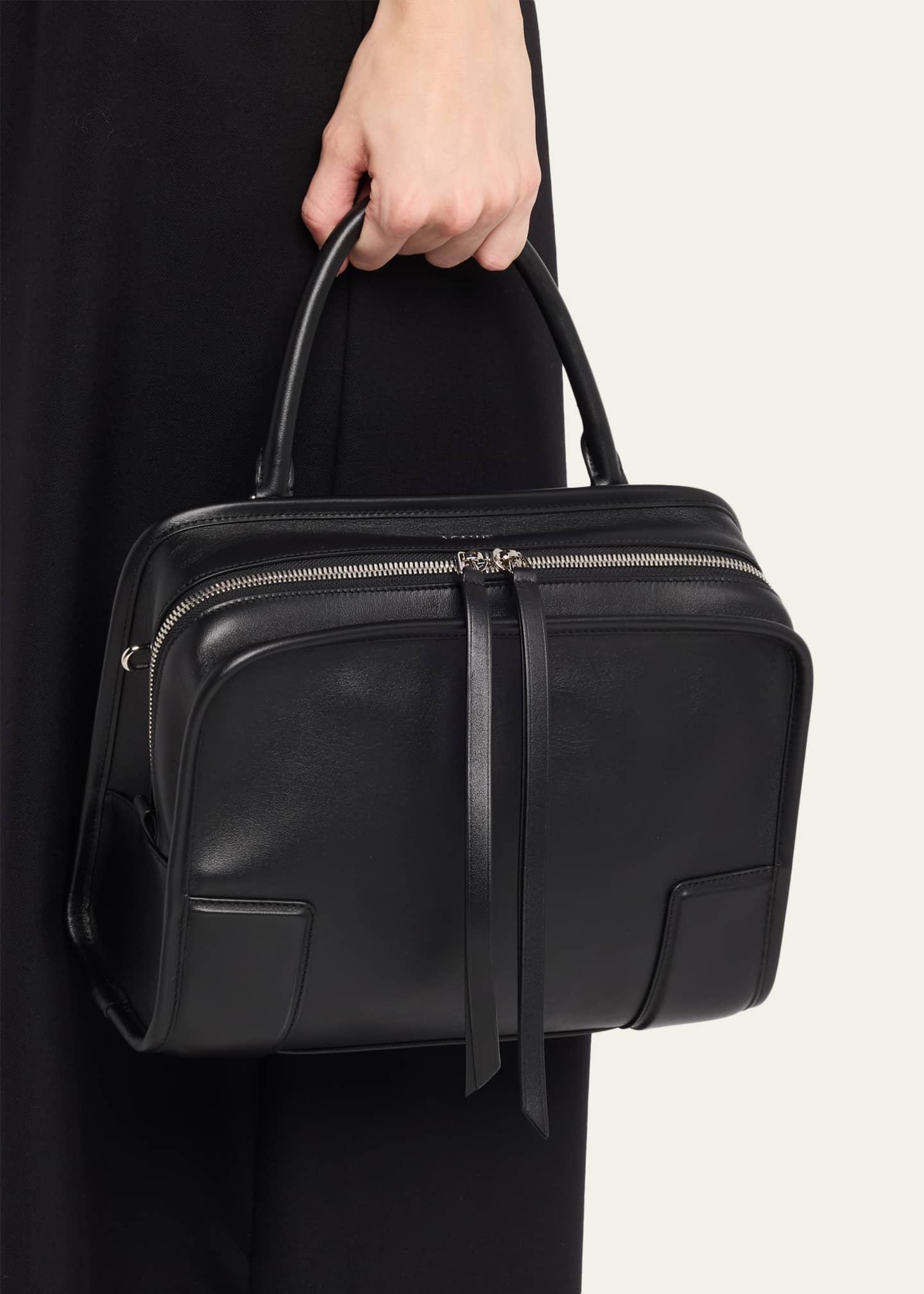 Loewe Amazona 180 Medium Leather Top-Handle Bag - Bergdorf Goodman