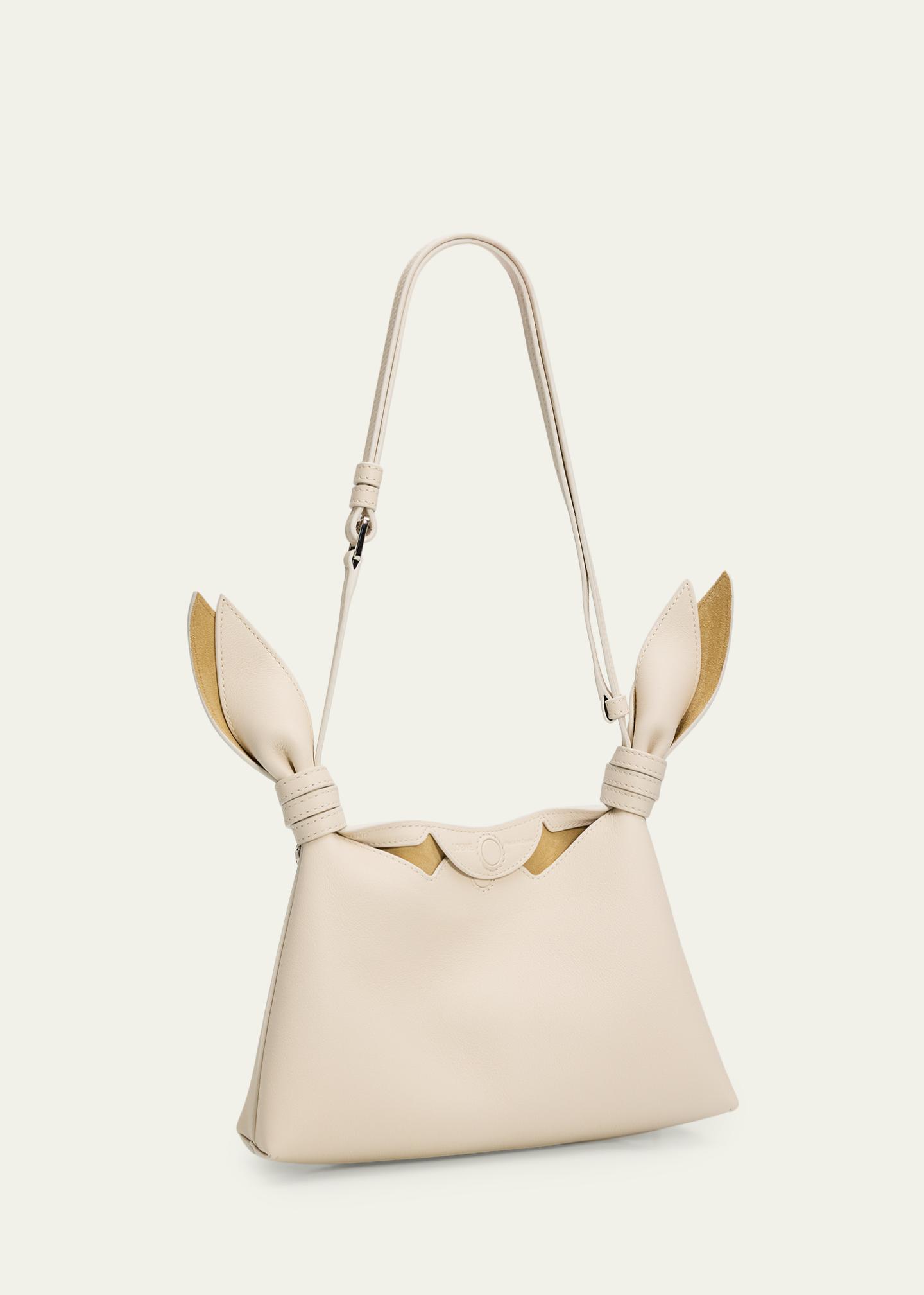 LOEWE Scarf Mini Knotted Leather Shoulder Bag - Bergdorf Goodman