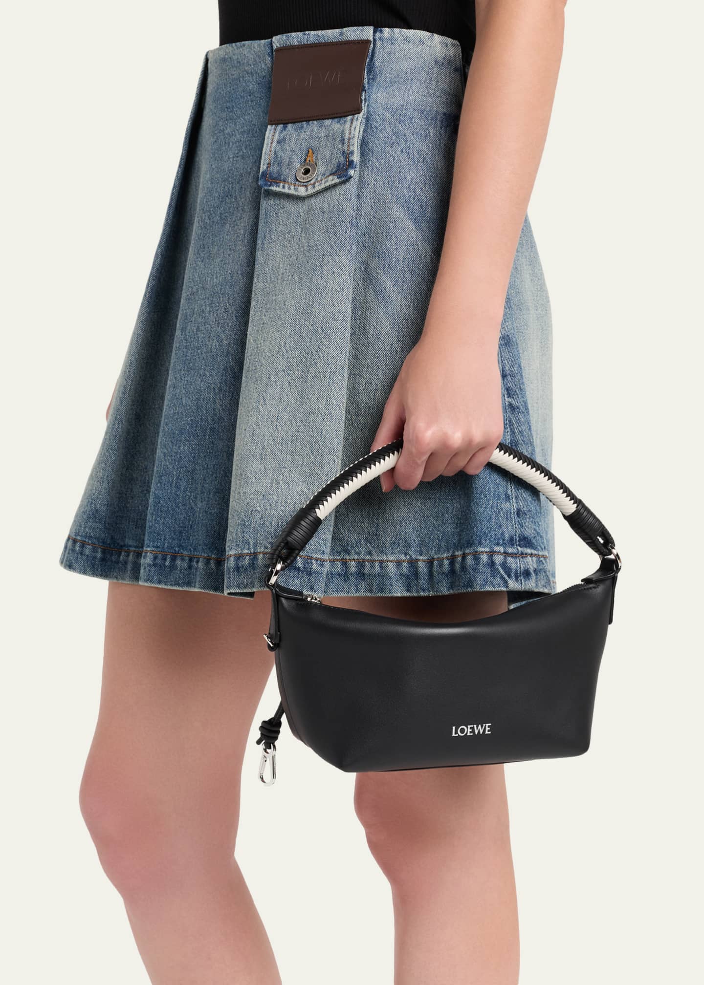 Loewe Cala Leather Top-Handle Bag - Bergdorf Goodman