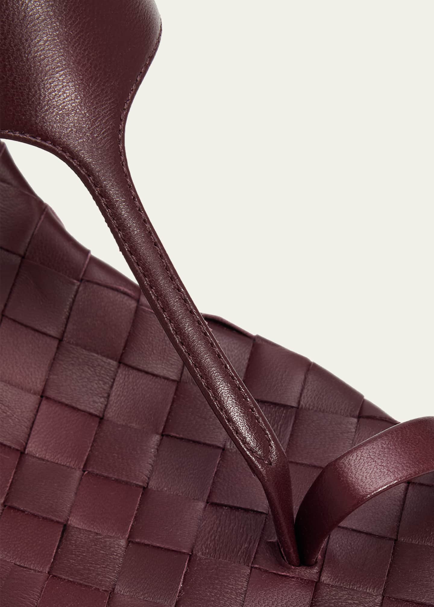Bottega Veneta 40mm Livia Leather Kitten-Heel Thong Sandals