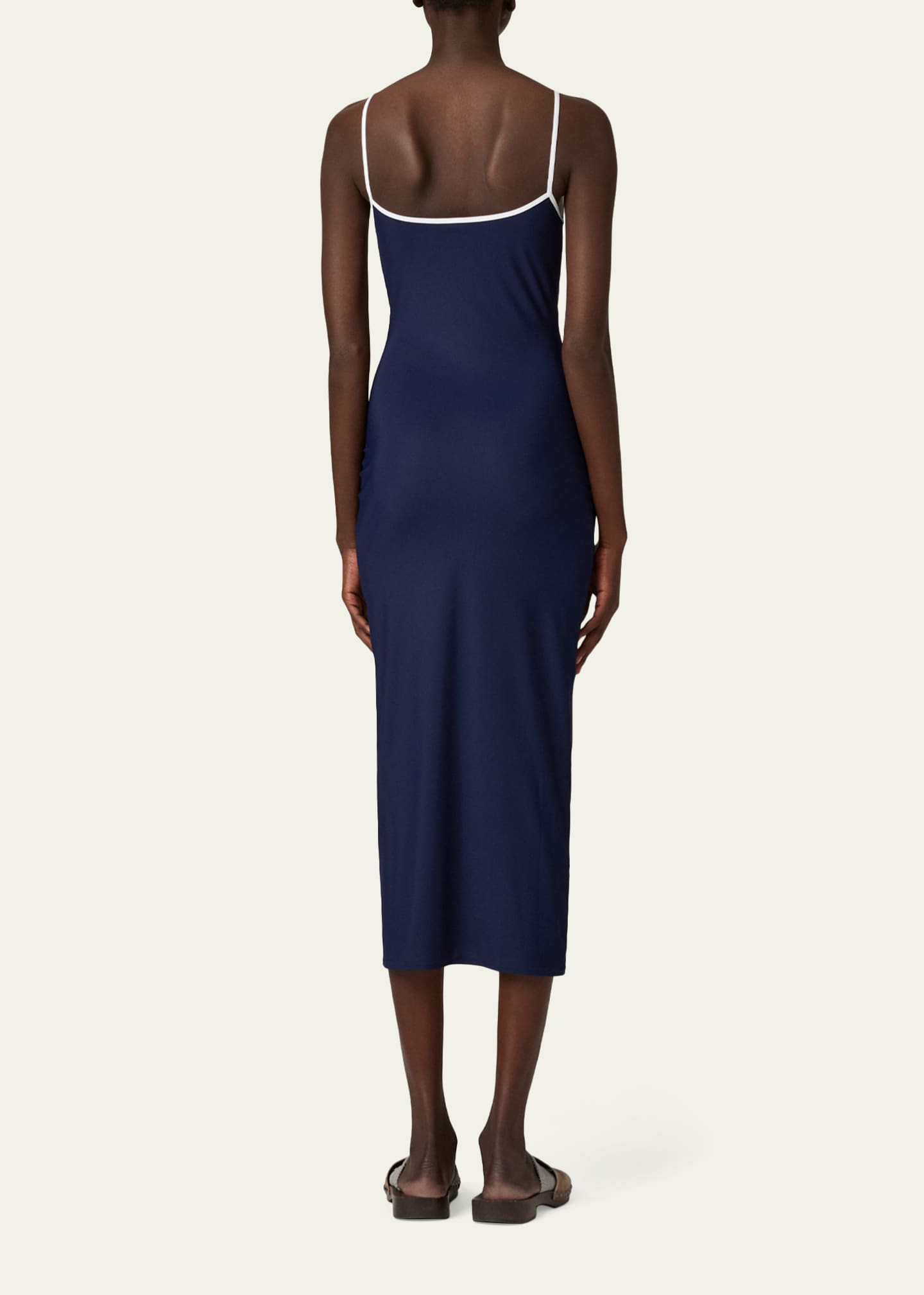 Miu Miu Sleeveless Empire Jersey Midi Dress - Bergdorf Goodman