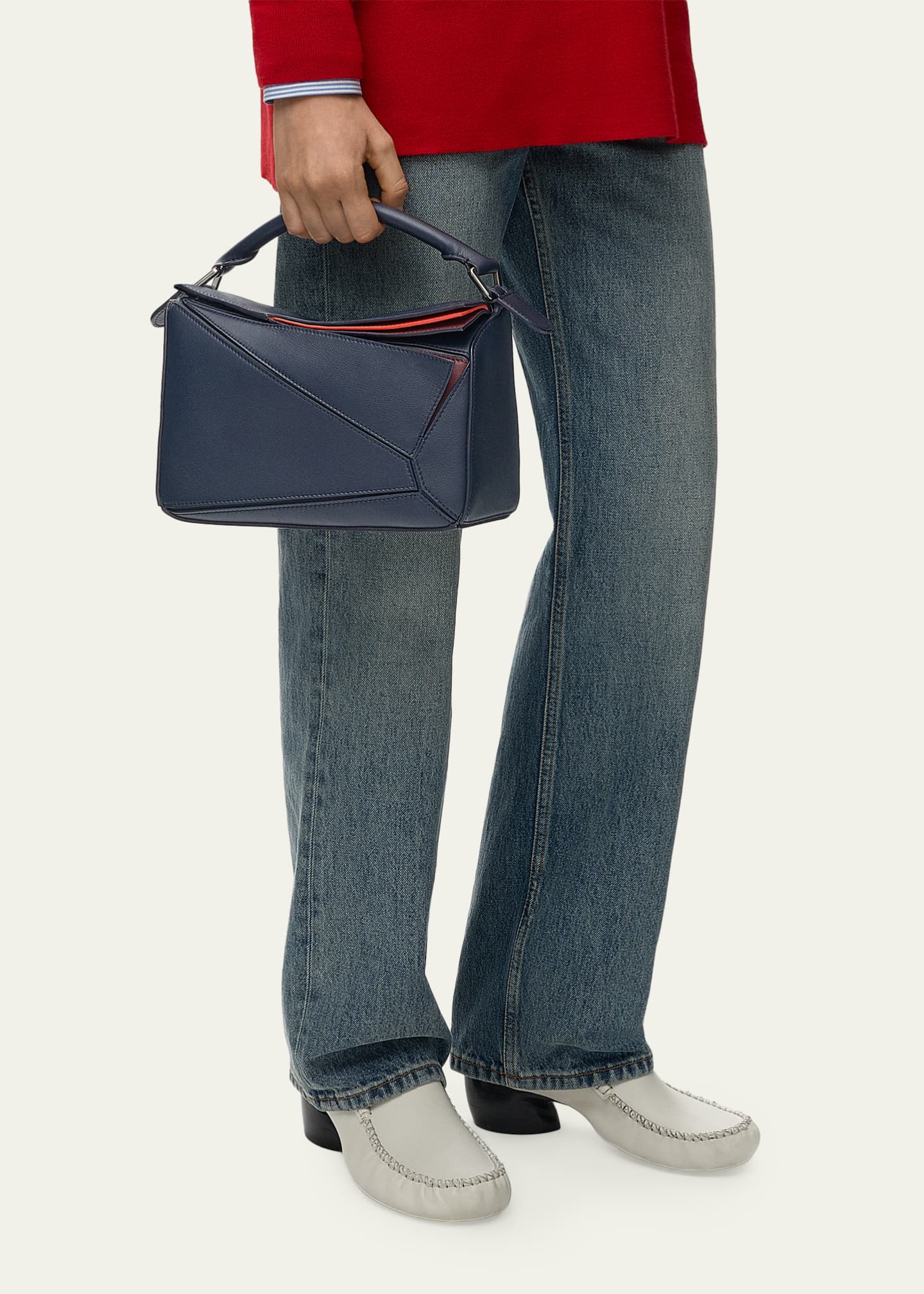 Loewe Puzzle Small Layered Top-Handle Bag - Bergdorf Goodman
