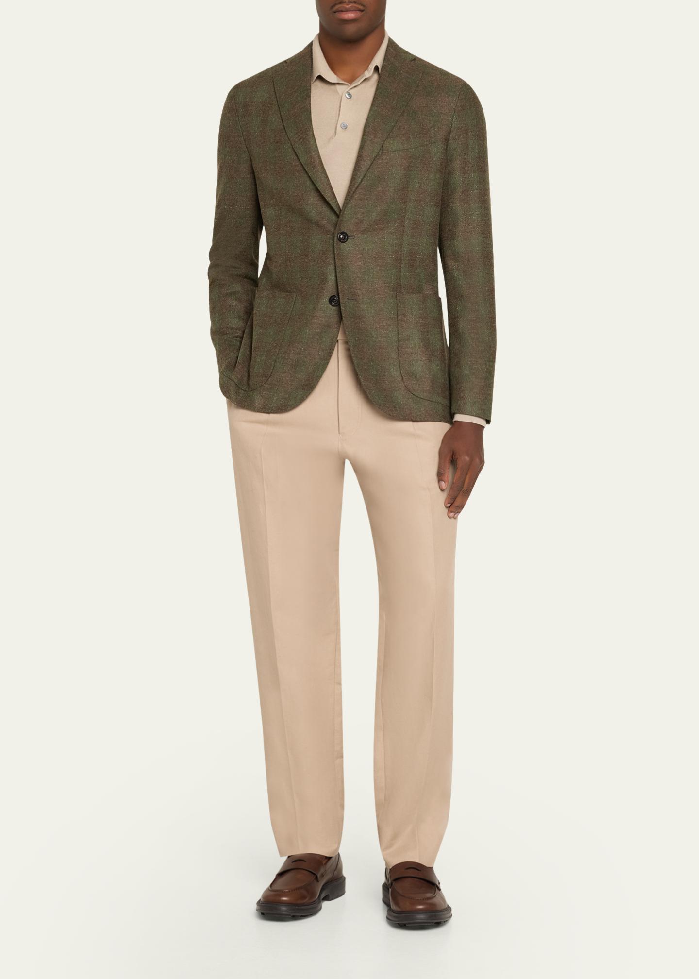 【定価95000円】BOGLIOLI ボリオリ K.JACKET チェック 52 Boglioli Men's K-Jacket Plaid Single-Breasted Sport Coat
