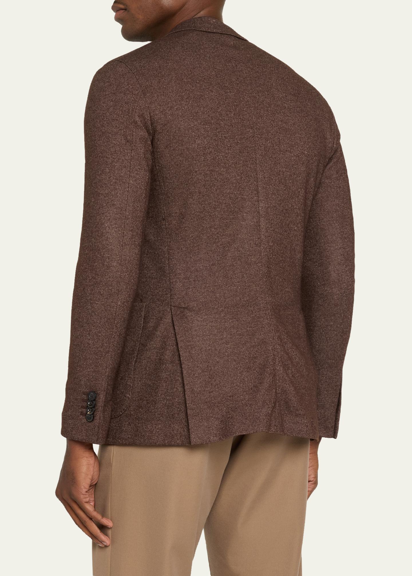 Boglioli Men's K-Jacket Silk and Cashmere Jersey Knit Sport Coat