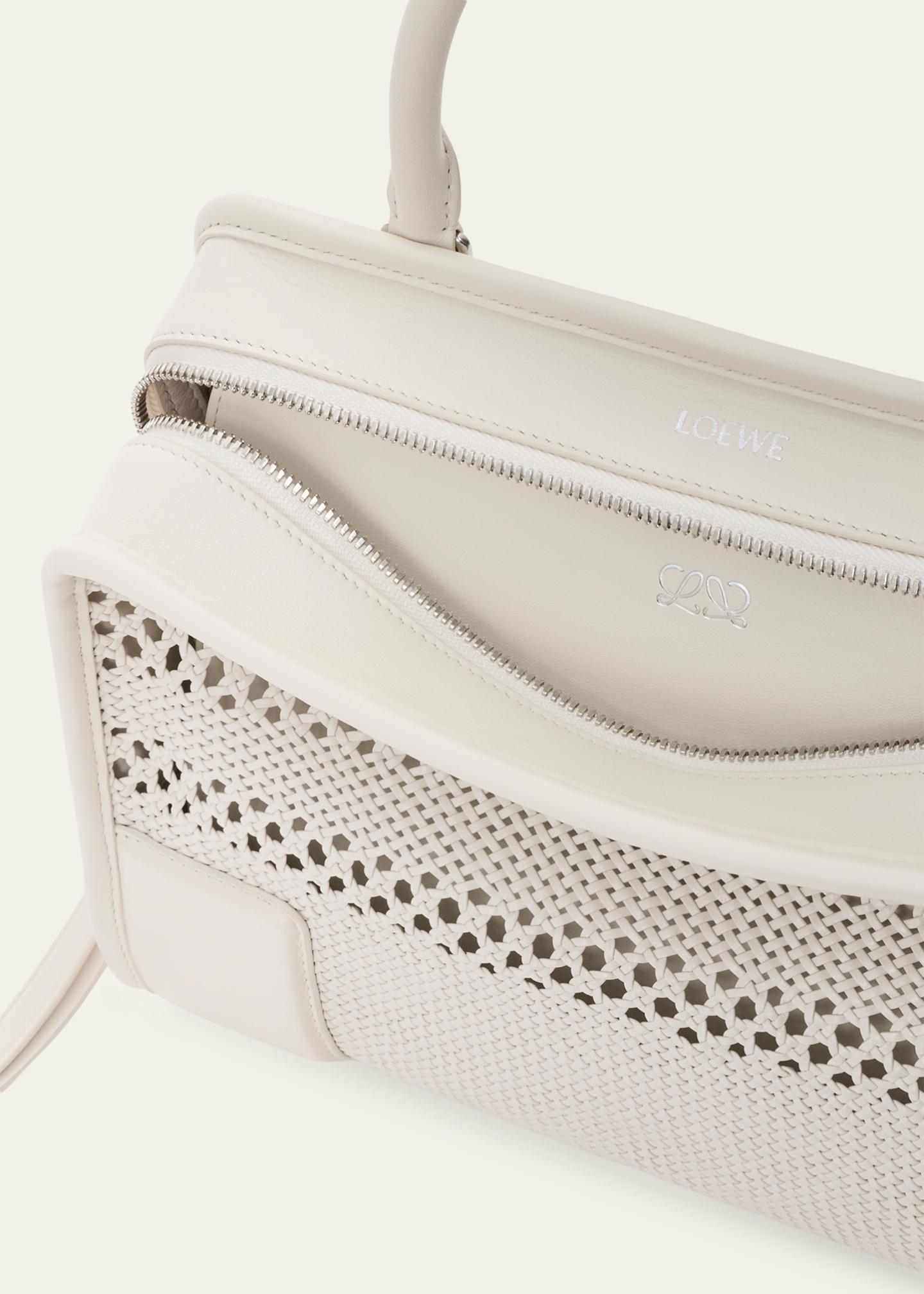 Loewe Amazona 180 Medium Woven Leather Top-Handle Bag - Bergdorf