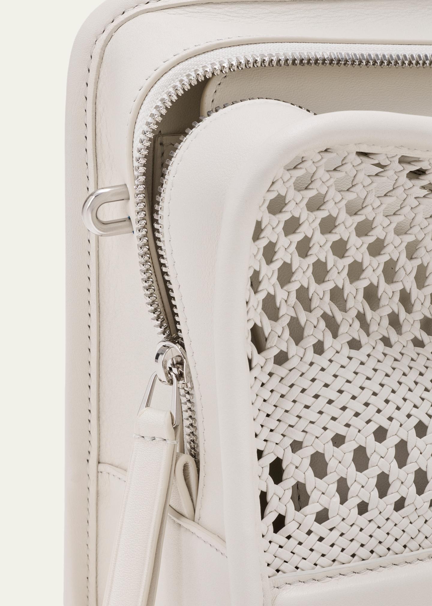 Loewe Amazona 180 Medium Woven Leather Top-Handle Bag - Bergdorf