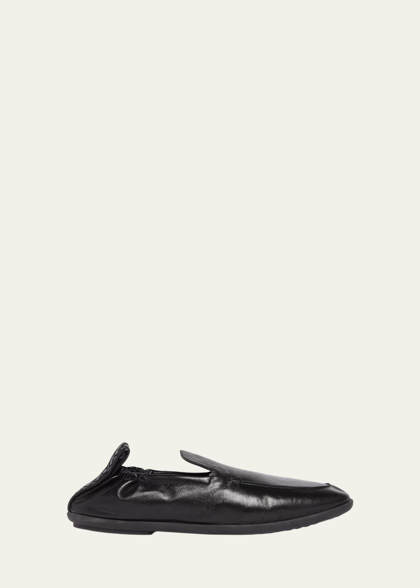 Bottega Veneta Men's Dawson Flexible Napa Leather Loafers