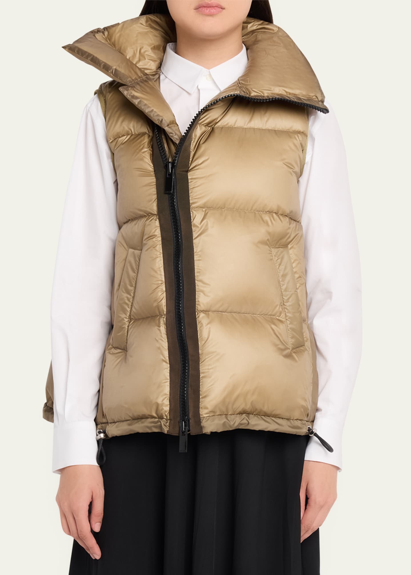 SACAI A-Line Puffer Vest - Bergdorf Goodman