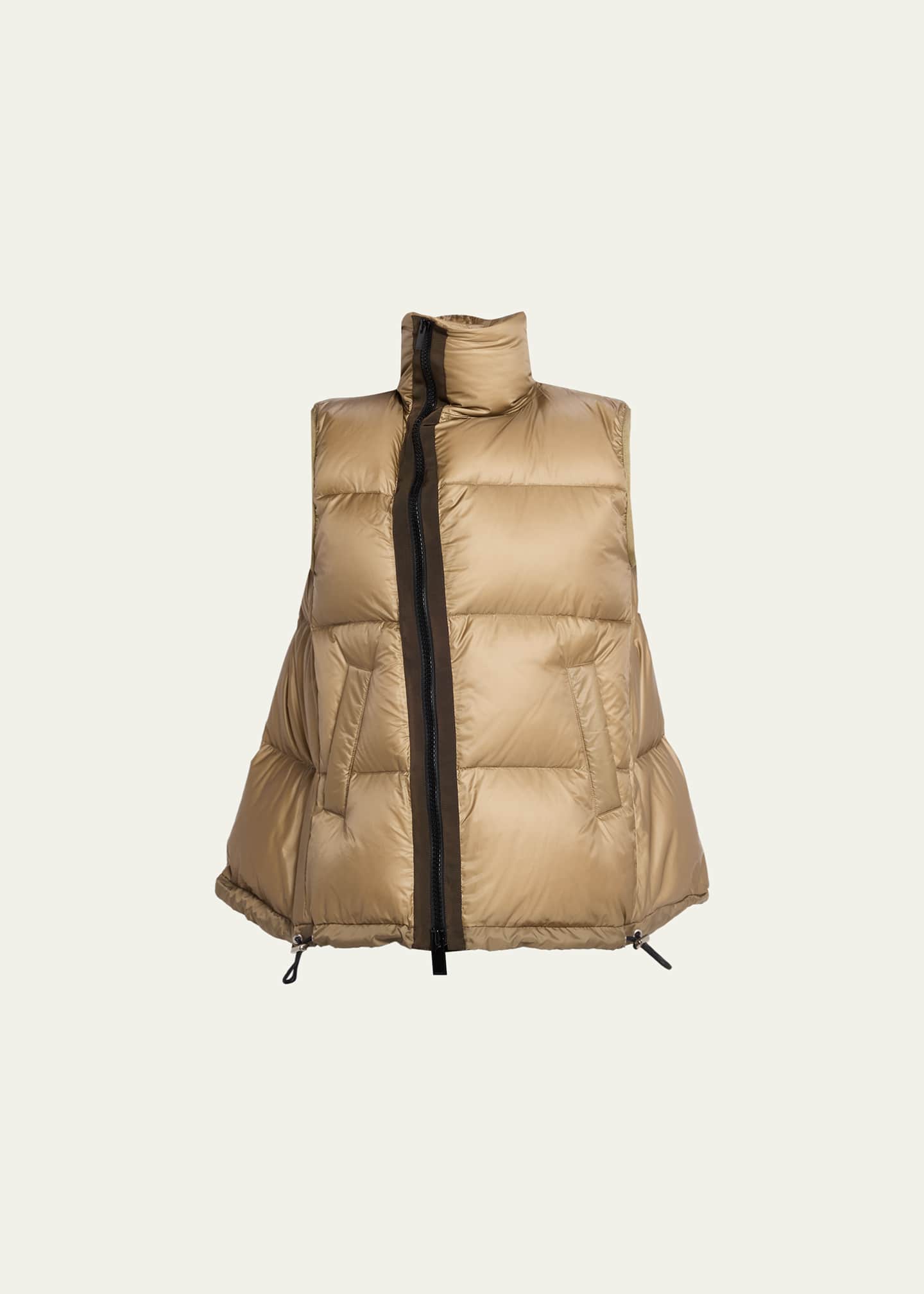 SACAI A-Line Puffer Vest - Bergdorf Goodman