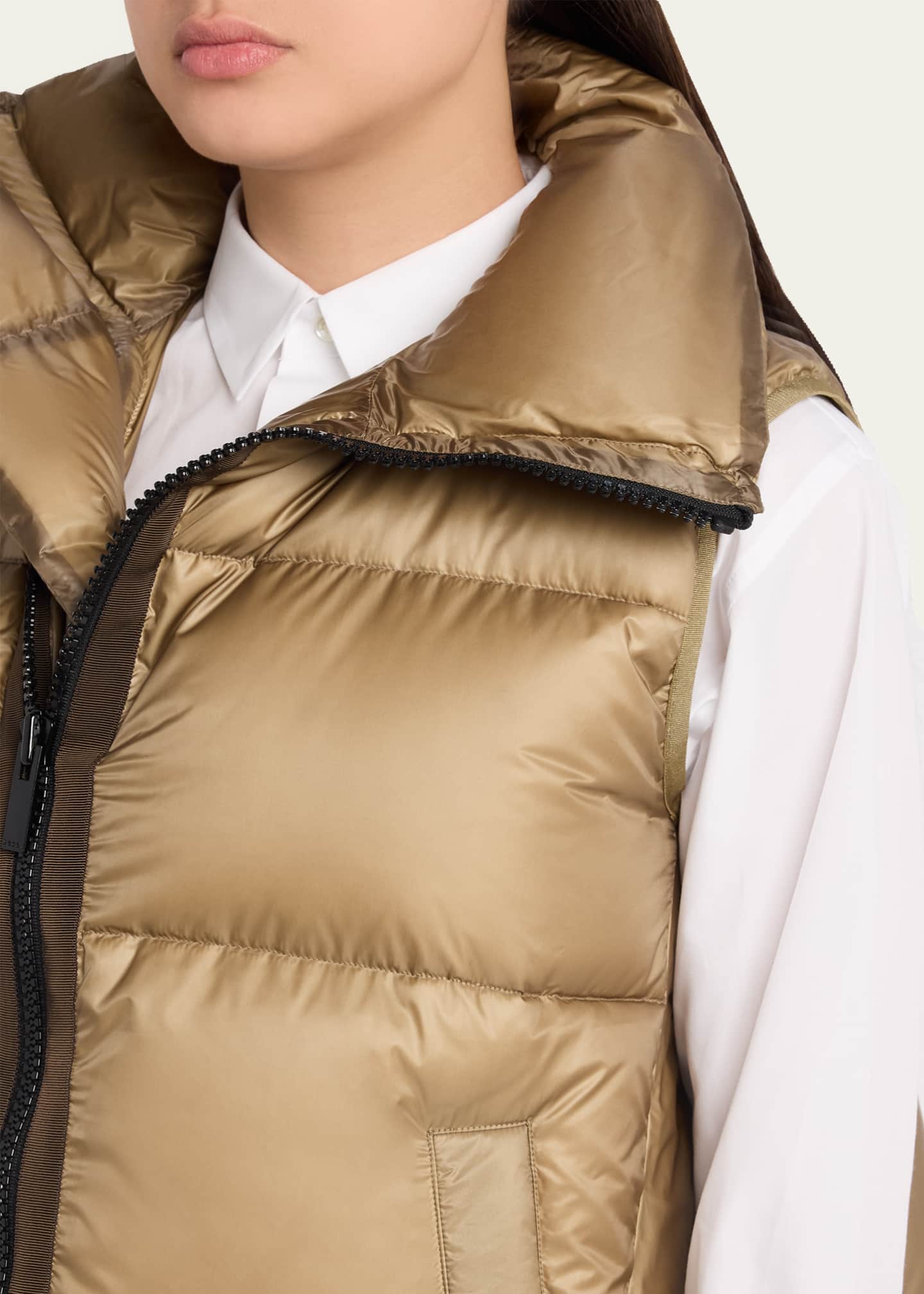 SACAI A-Line Puffer Vest - Bergdorf Goodman