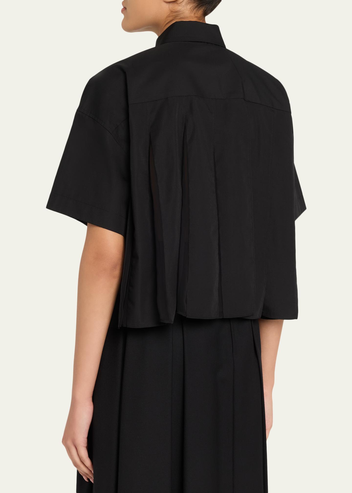 sacai Cotton Poplin Shirt - Bergdorf Goodman