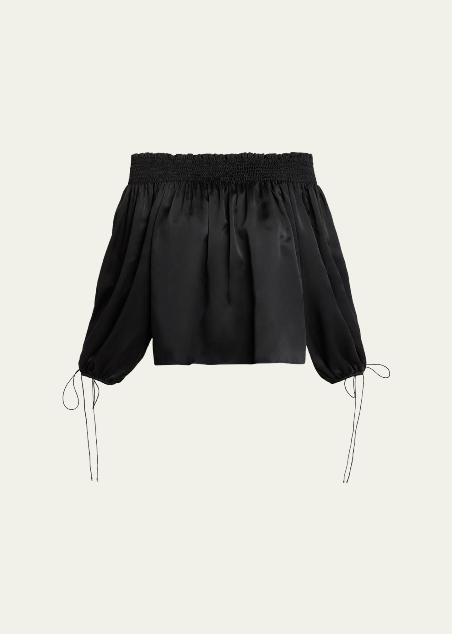 Chloe Silk Off-The-Shoulder Top - Bergdorf Goodman