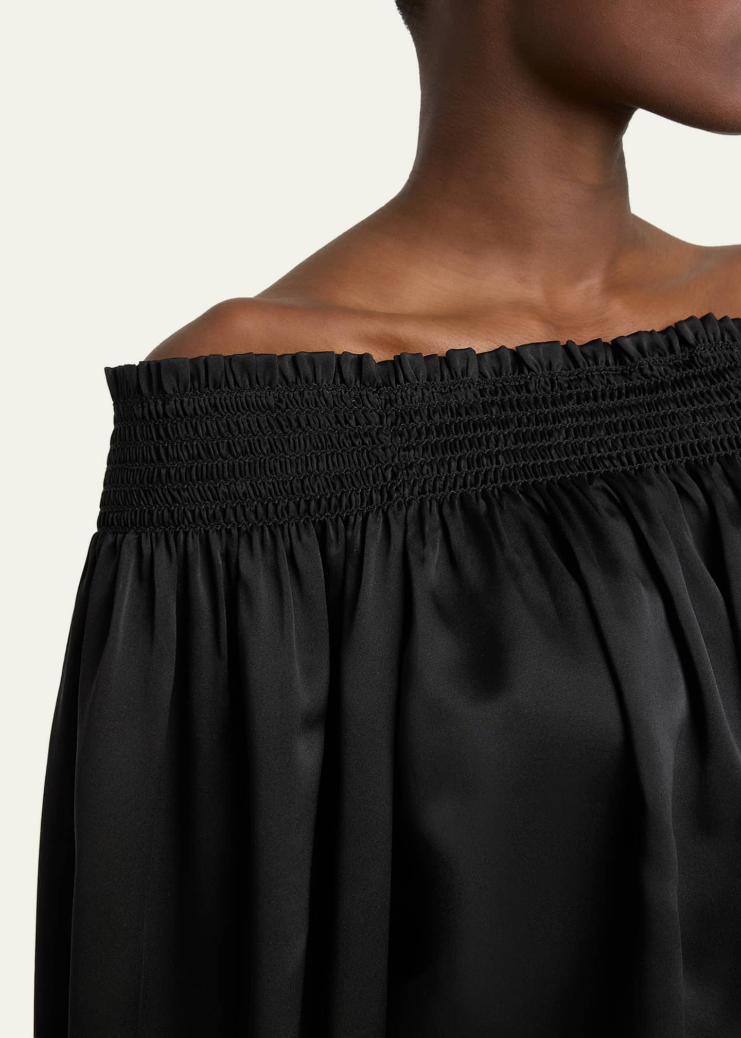 Chloe Silk Off-The-Shoulder Top - Bergdorf Goodman