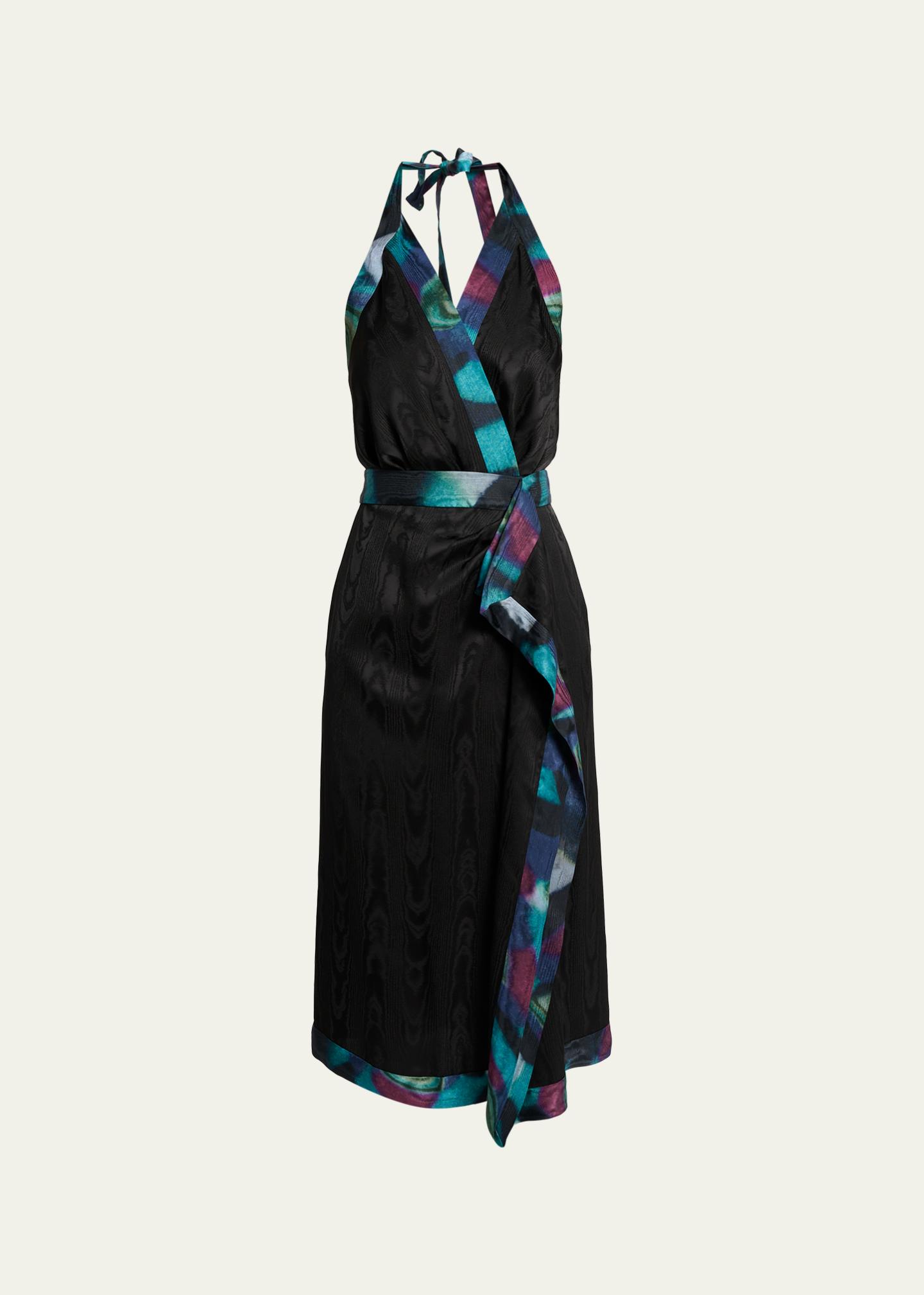 dries van noten halter dress Dole Bis Midi newin arrivals