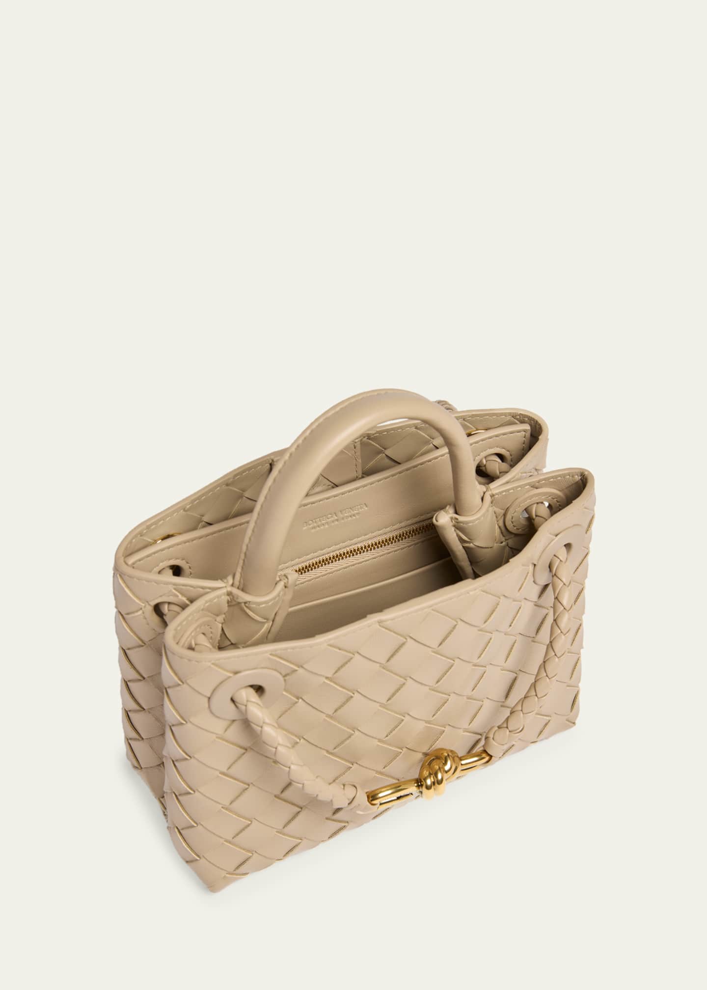Bottega Veneta Andiamo Mini Leather Top-Handle Bag - Bergdorf Goodman