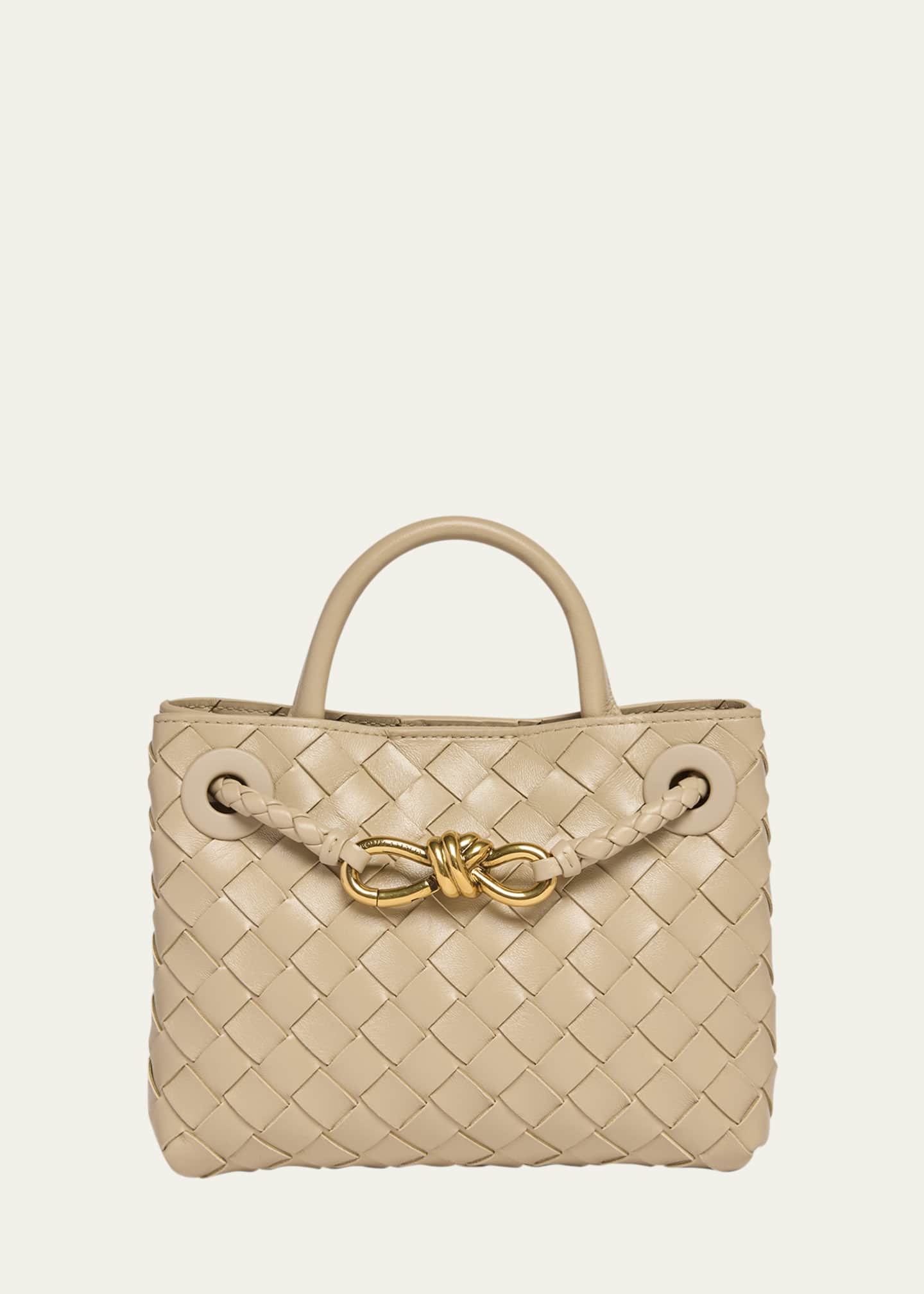 Bottega Veneta Andiamo Mini Leather Top-Handle Bag - Bergdorf Goodman