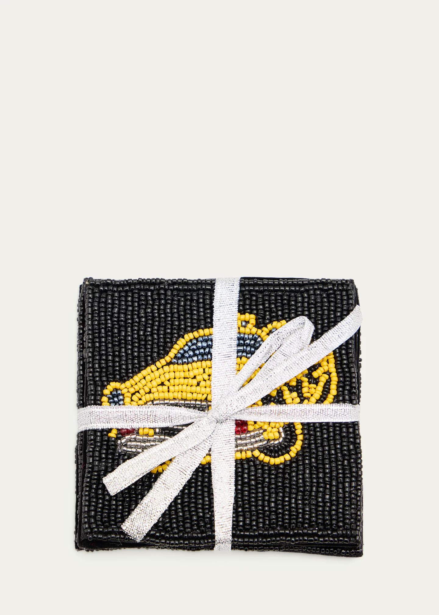 Sudha Pennathur NYC Beaded Coasters, Set of 4 - Bergdorf Goodman
