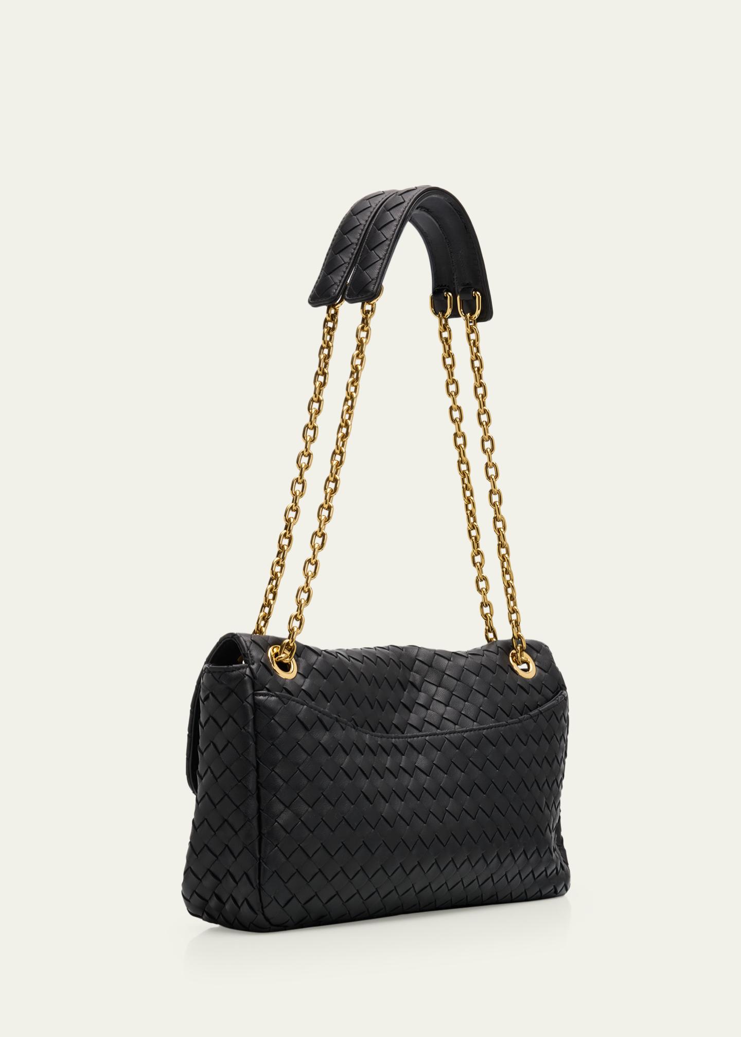 Bottega Veneta Madison Intrecciato Leather Shoulder Bag - Bergdorf 
