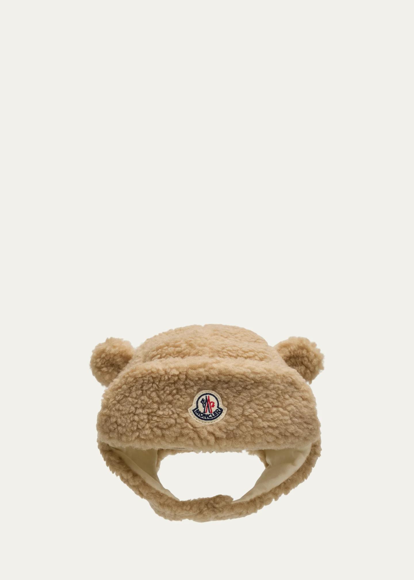Moncler Girl's Teddy Cap with Earflaps - Bergdorf Goodman