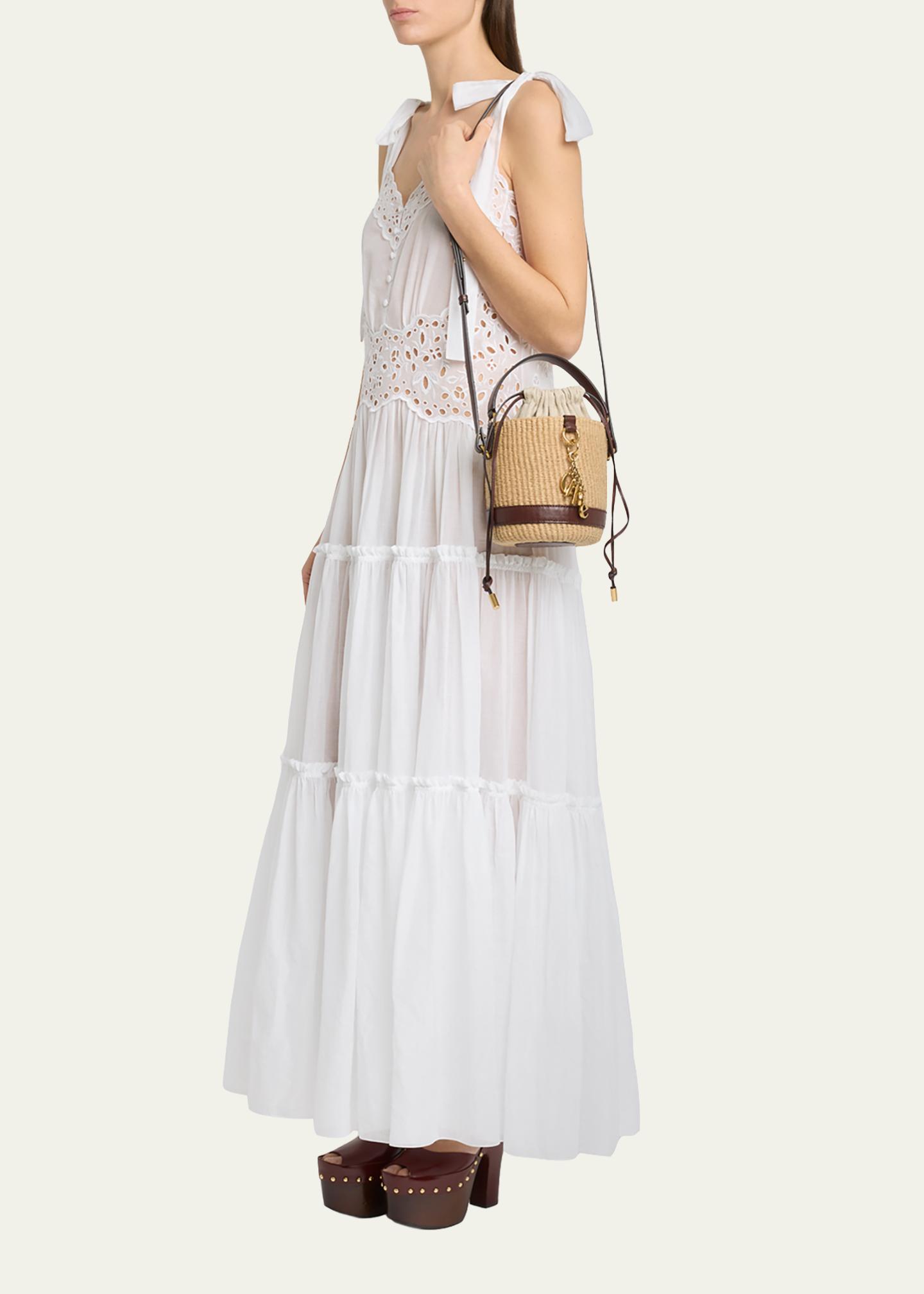 Chloe Charms Hand-Woven Basket Bag - Bergdorf Goodman