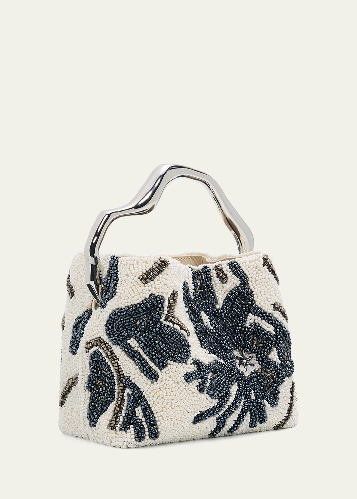 Cult Gaia Solene Mini Sculptural Beaded Top-Handle Bag - Bergdorf