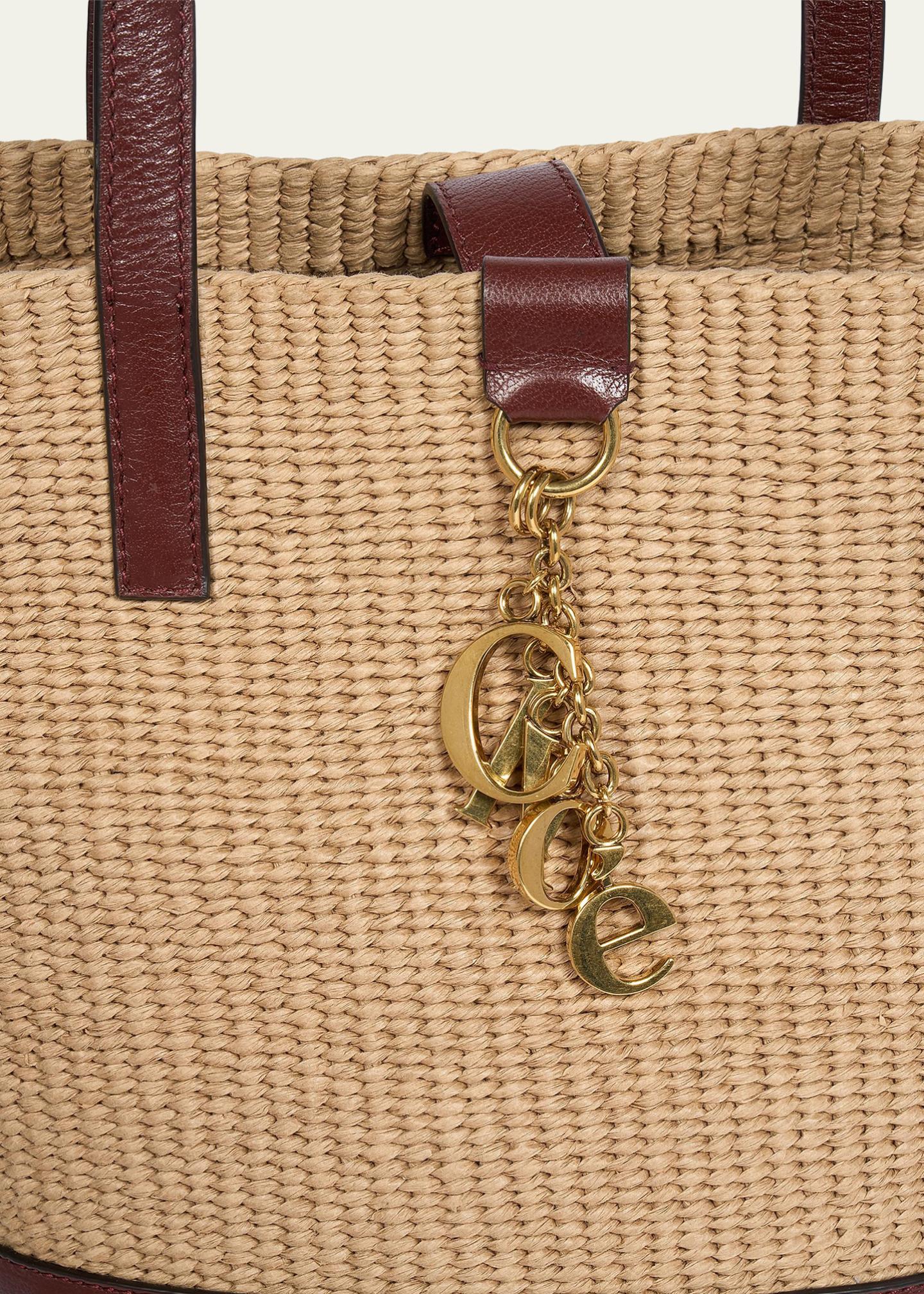 Chloe Charms Hand-Woven Basket Bag - Bergdorf Goodman