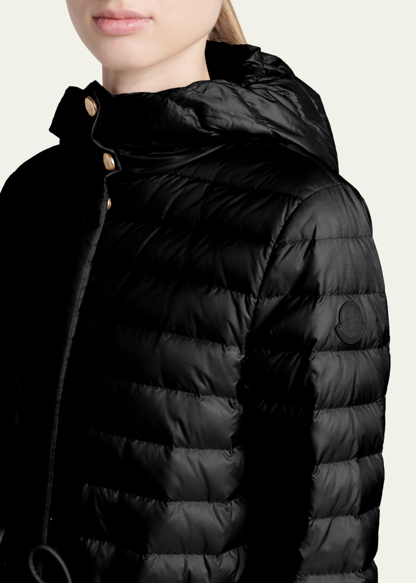 Moncler Raies Hooded Short Down Jacket - Bergdorf Goodman
