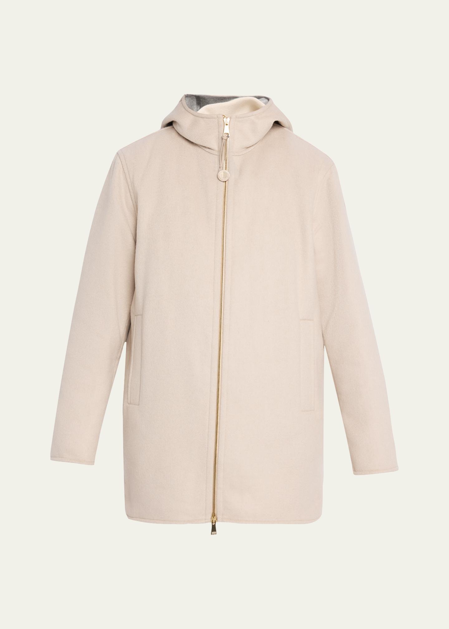 Moncler Hemiptere 3-in-1 Hooded Wool & Cashmere Down Jacket