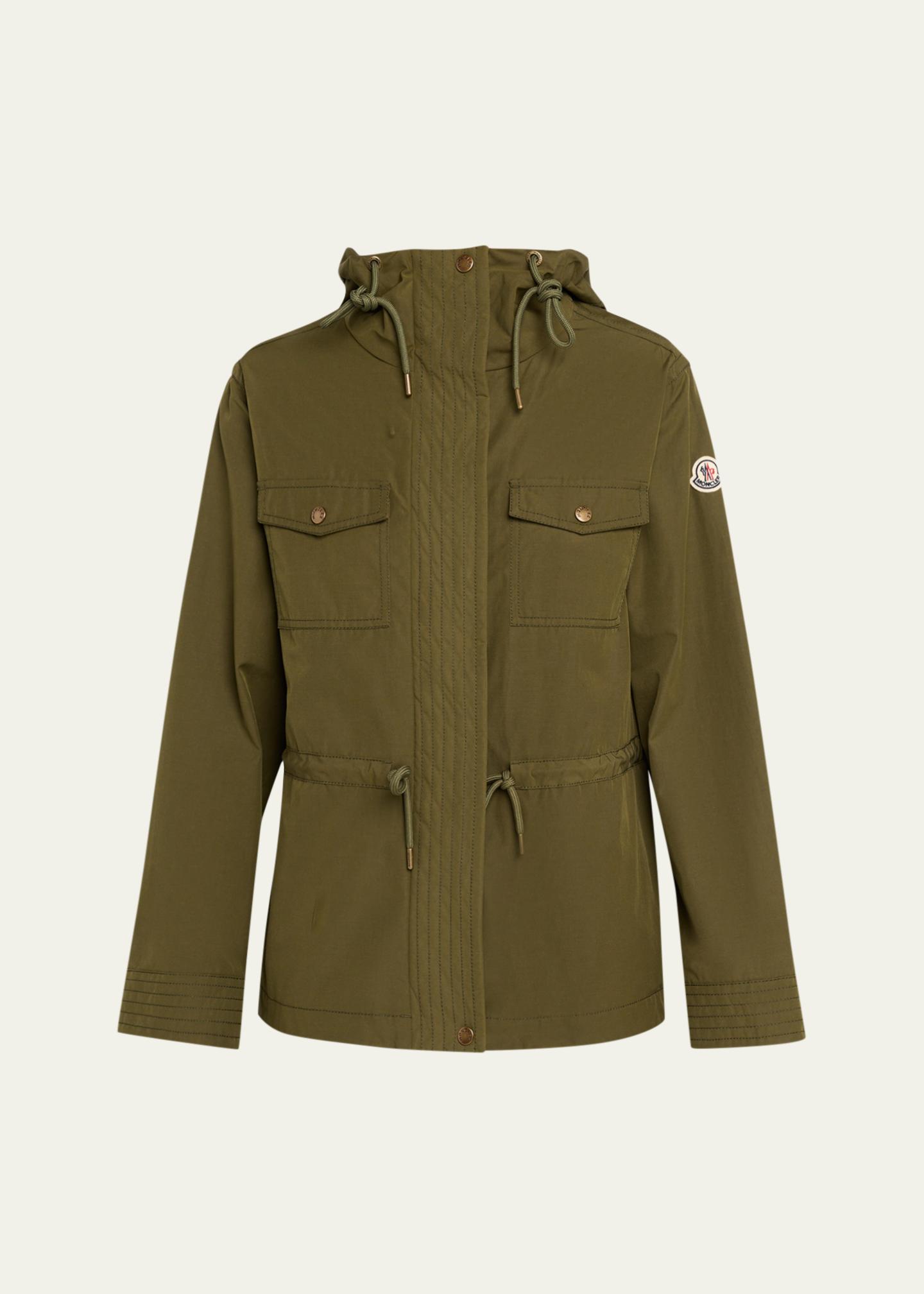 MONCLEL GENIUS モンクレール　スプリングコート Moncler Genius Serin Hooded Cotton-Blend Parka - Bergdorf Goodman