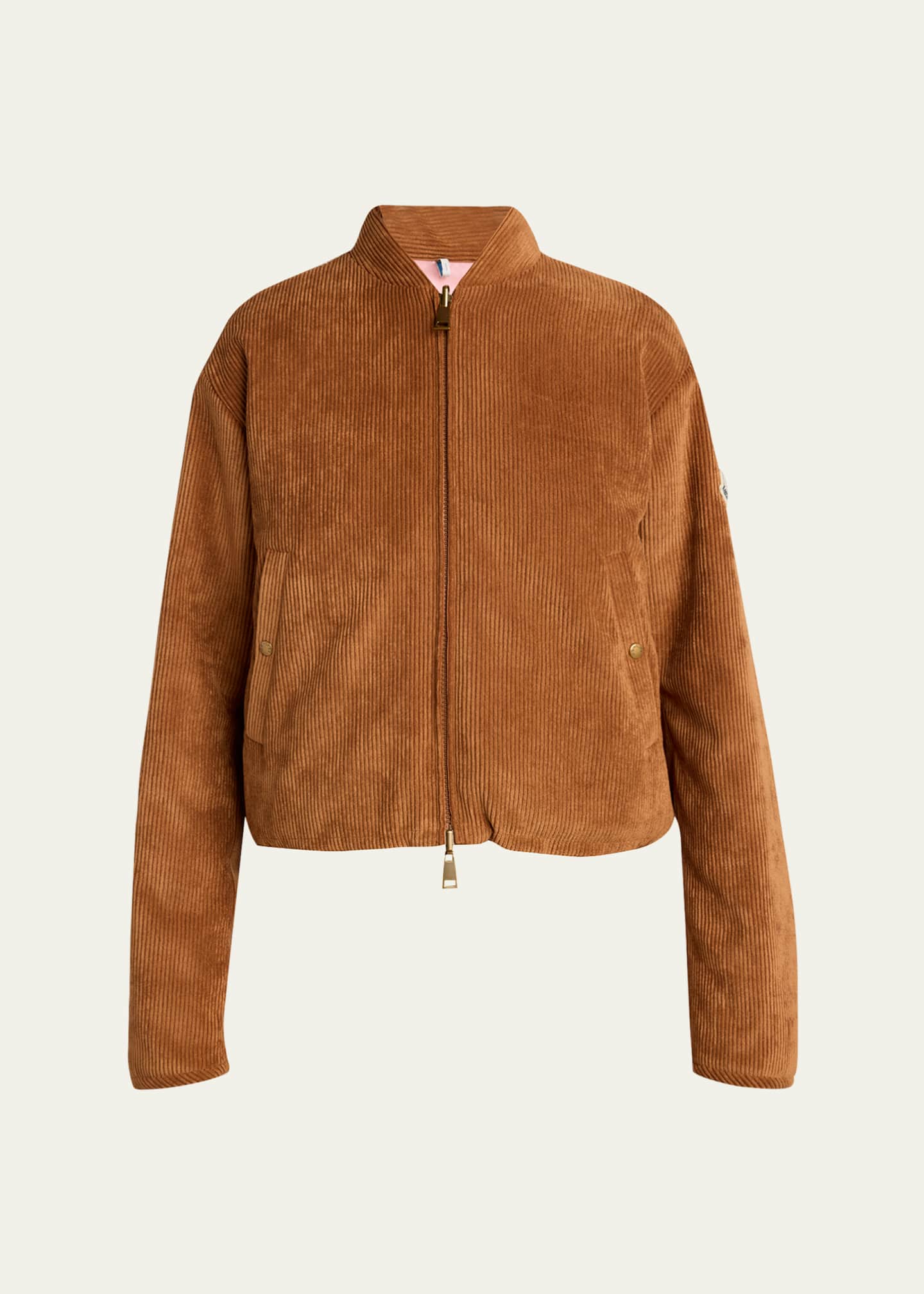 MONCLER ポータブル/リバーシブル ブルゾン Moncler Blageon Reversible Down Corduroy Jacket - Bergdorf Goodman