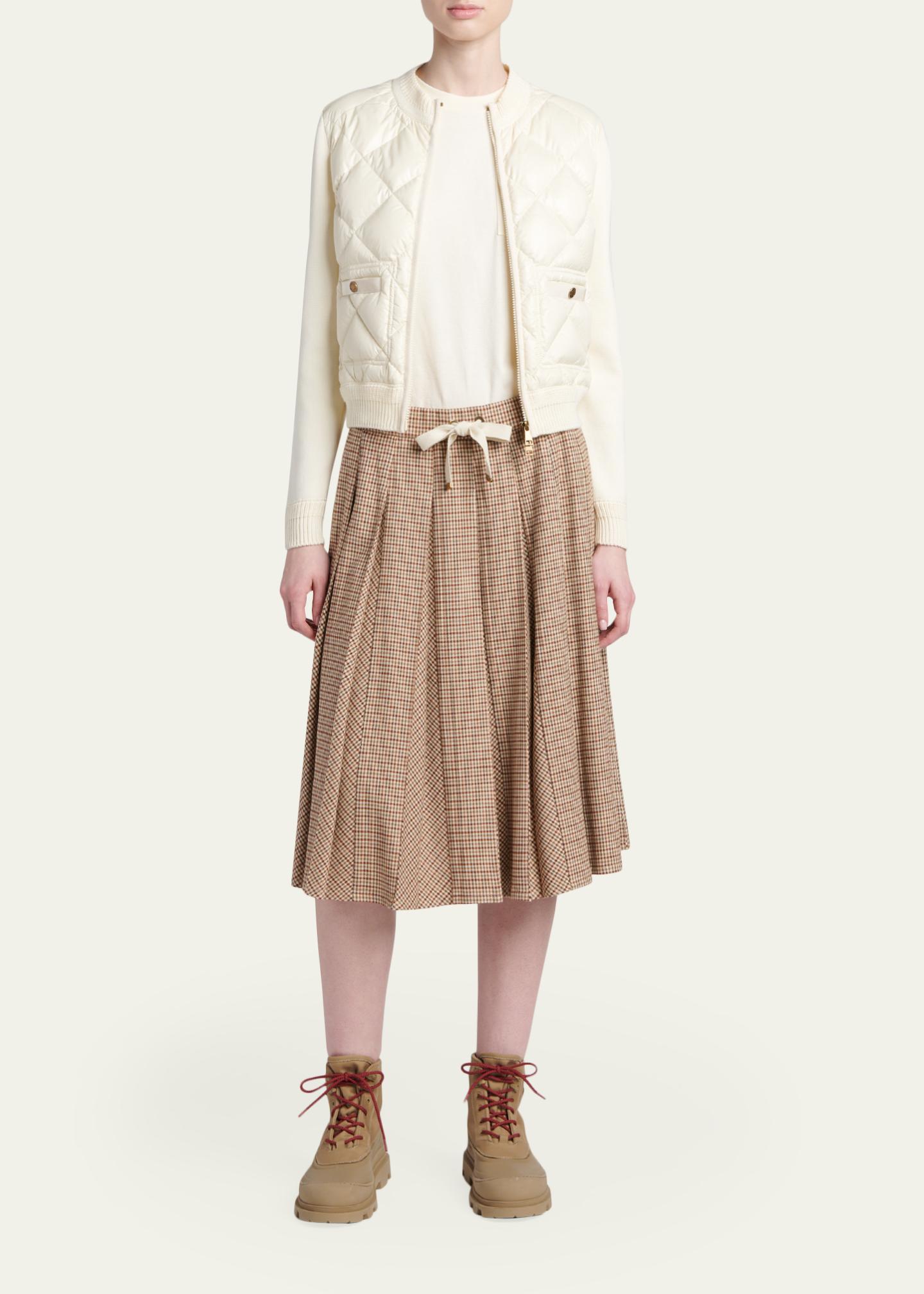 Moncler Cotton Padded Cardigan - Bergdorf Goodman