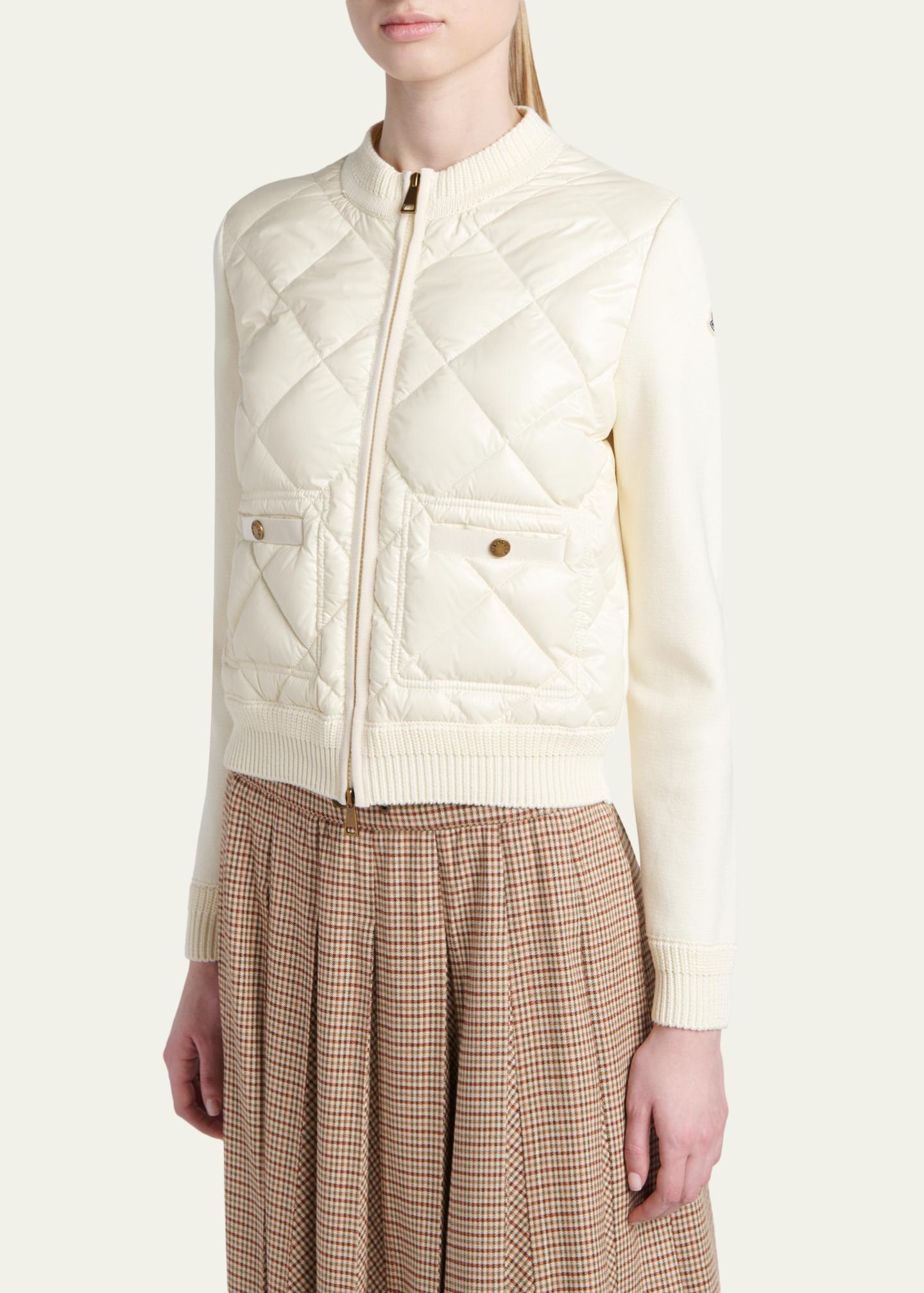 Moncler Cotton Padded Cardigan - Bergdorf Goodman